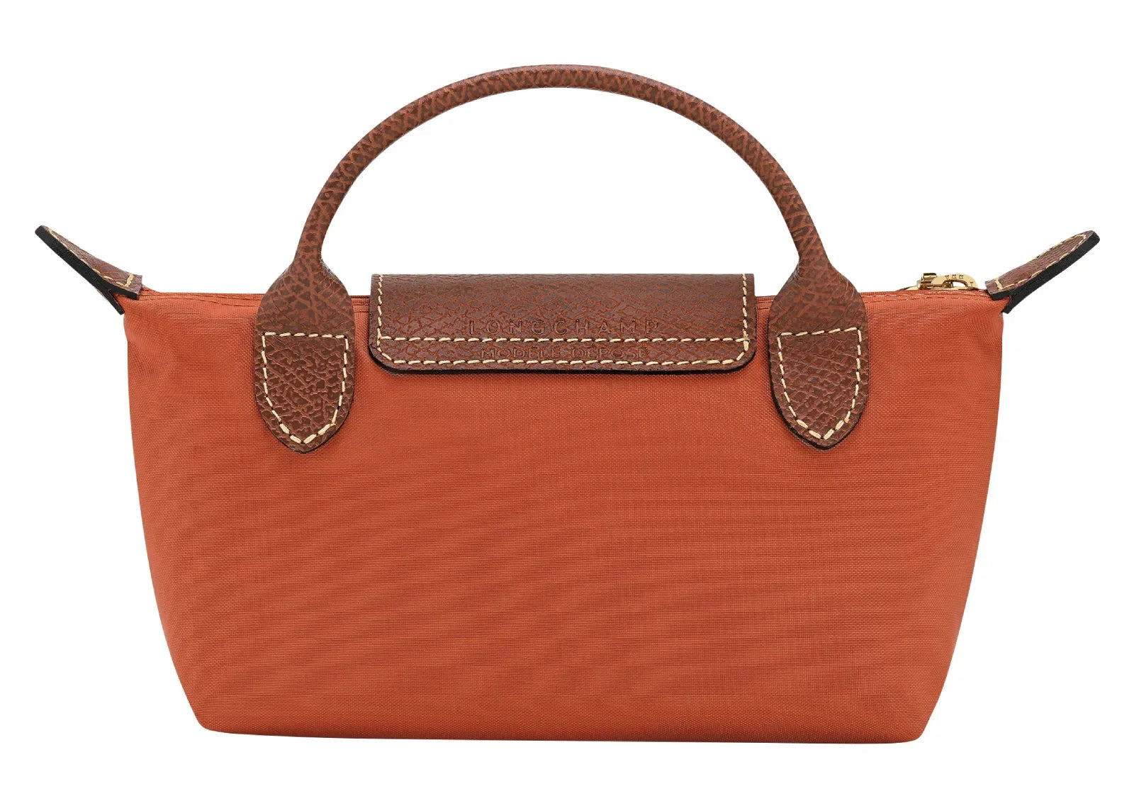 Longchamp Le Pliage Original Pouch With Handle Brick - My Suti