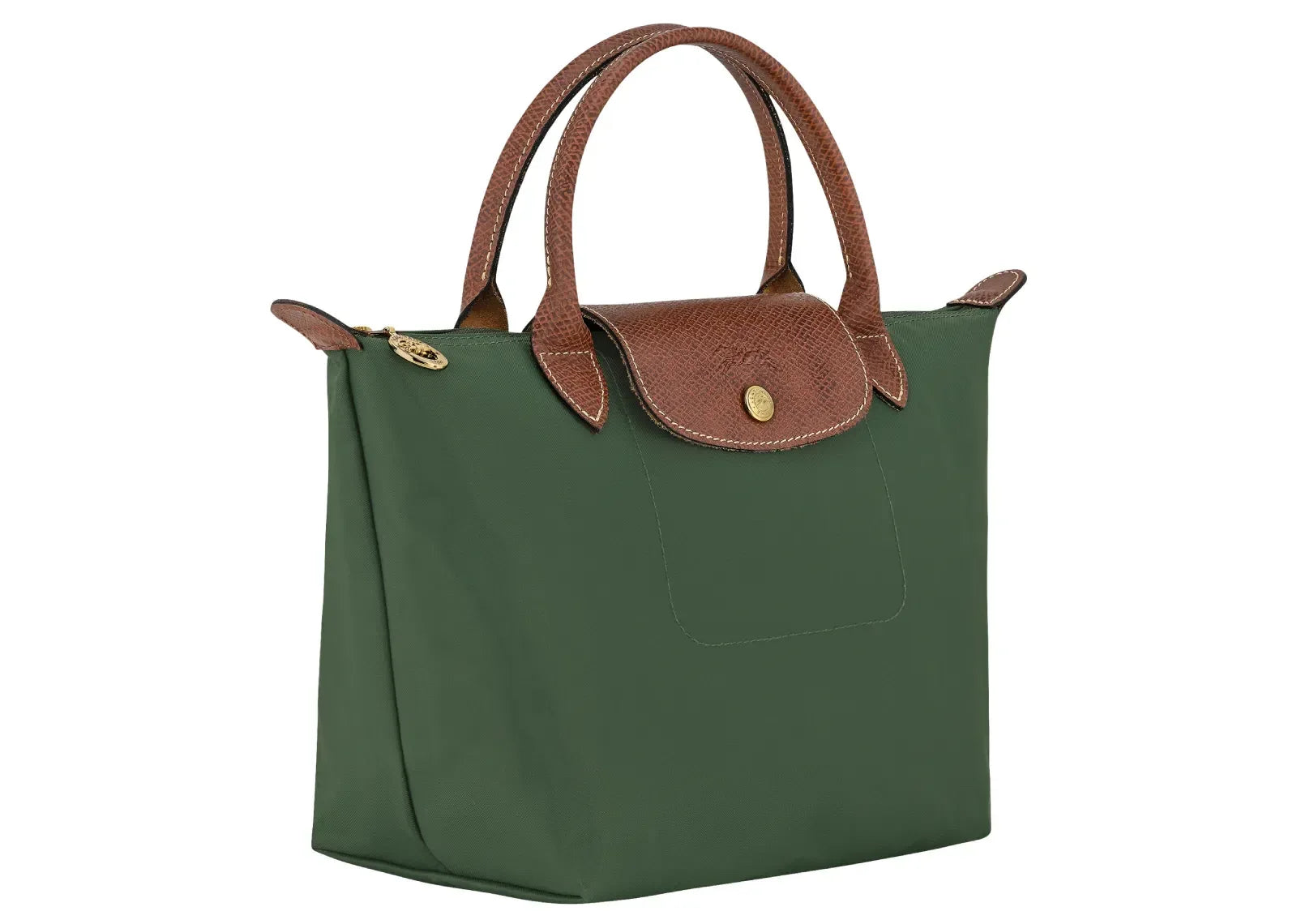Longchamp Le Pliage Original Small Handbag British Green - My Suti