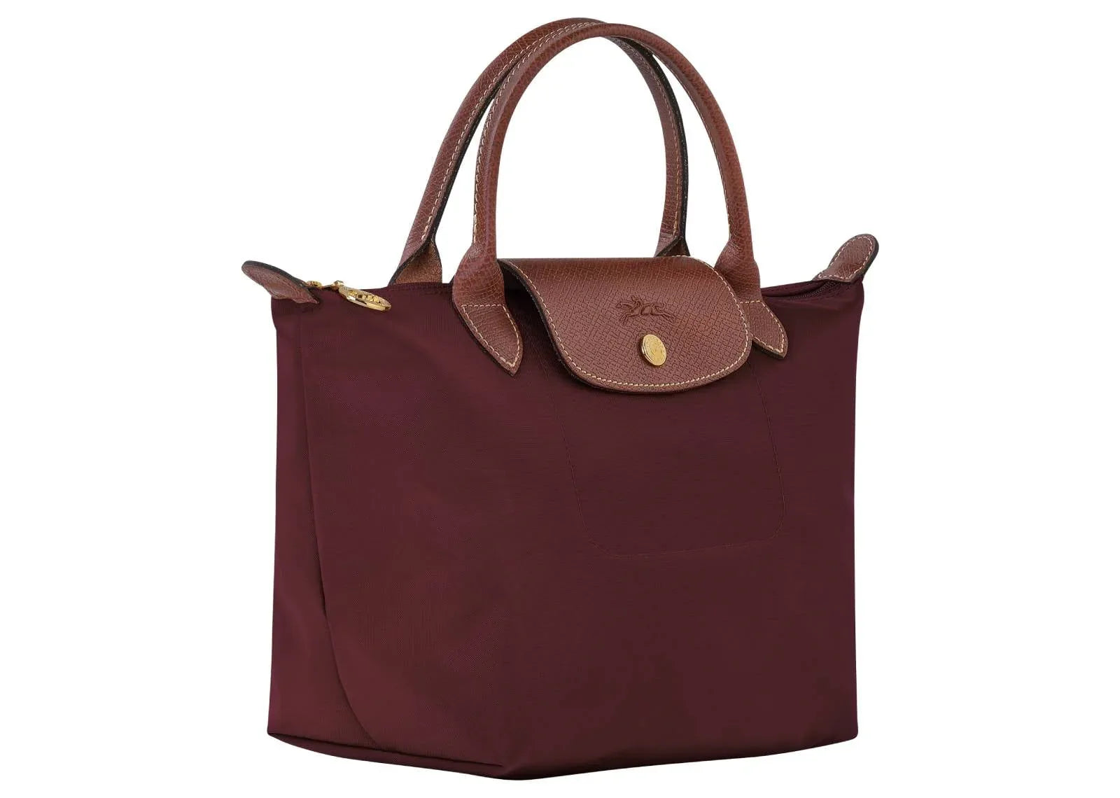 Longchamp Le Pliage Original Small Handbag Burgundy - My Suti