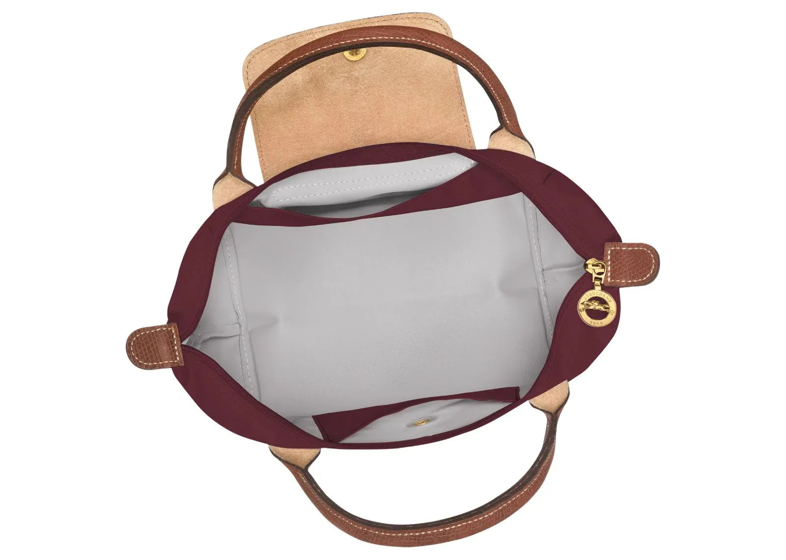 Longchamp Le Pliage Original Small Handbag Burgundy - My Suti