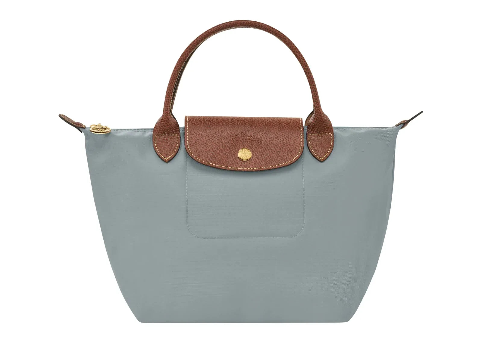 Longchamp Le Pliage Original Small Handbag Steel - My Suti