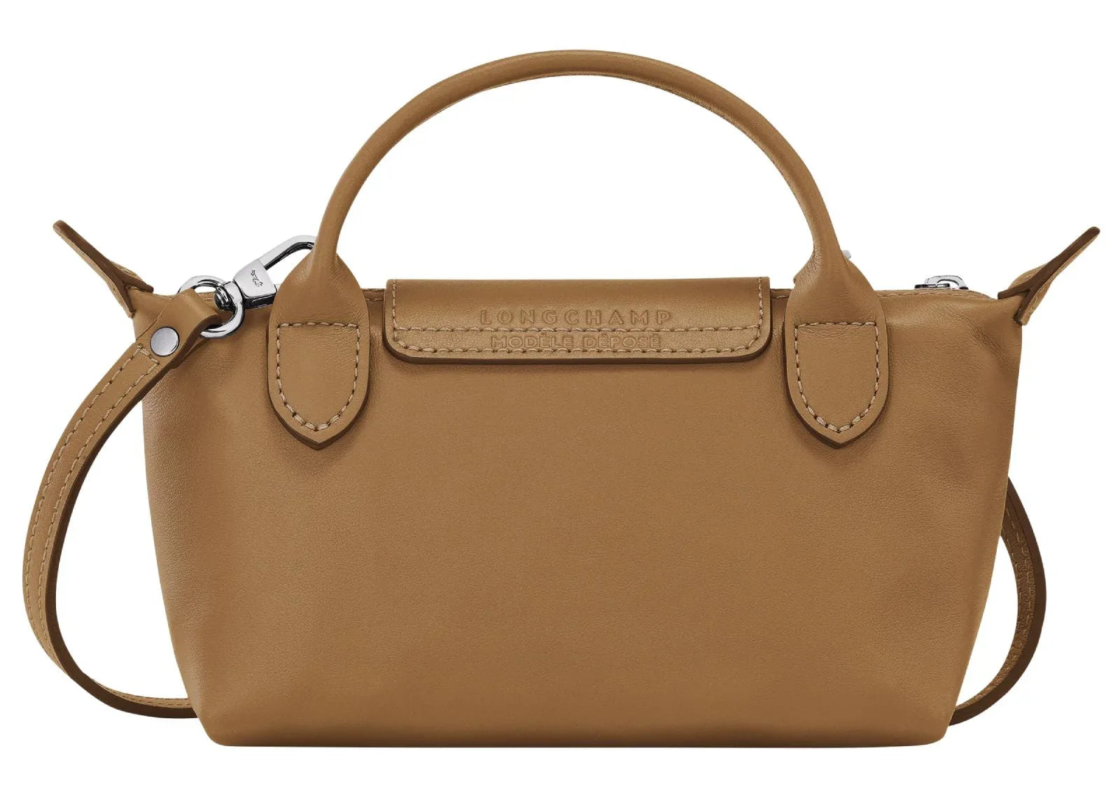 Longchamp Le Pliage Xtra XS Pouch Leather Tobacco - My Suti