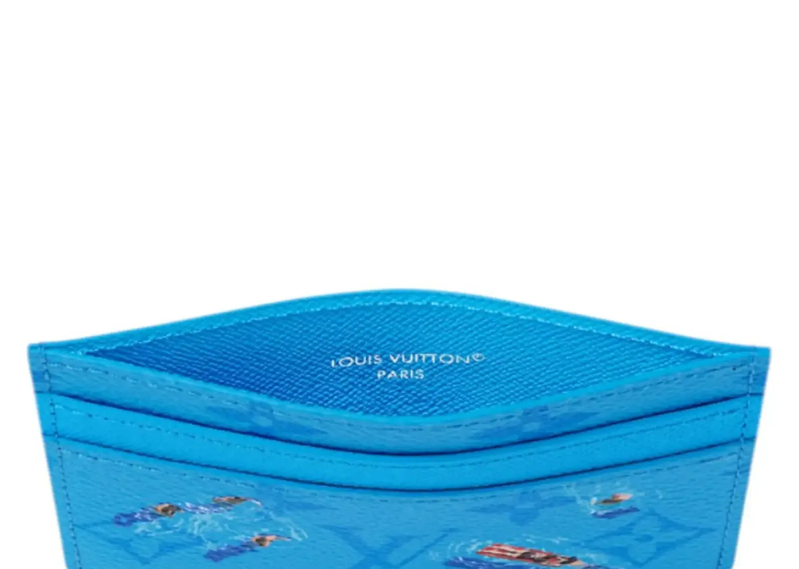 Louis Vuitton Pool Double Card Case Blue Lagoon - My Suti