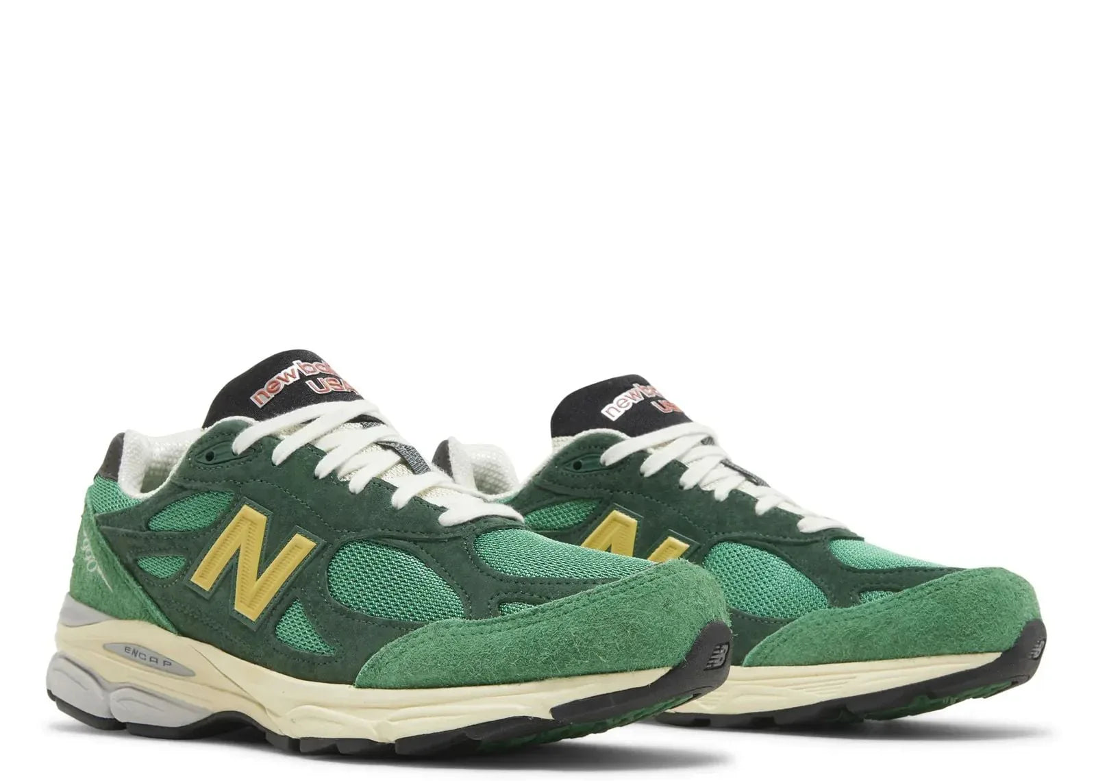 New Balance 990v3 MiUSA Varsity Green Gold - My Suti