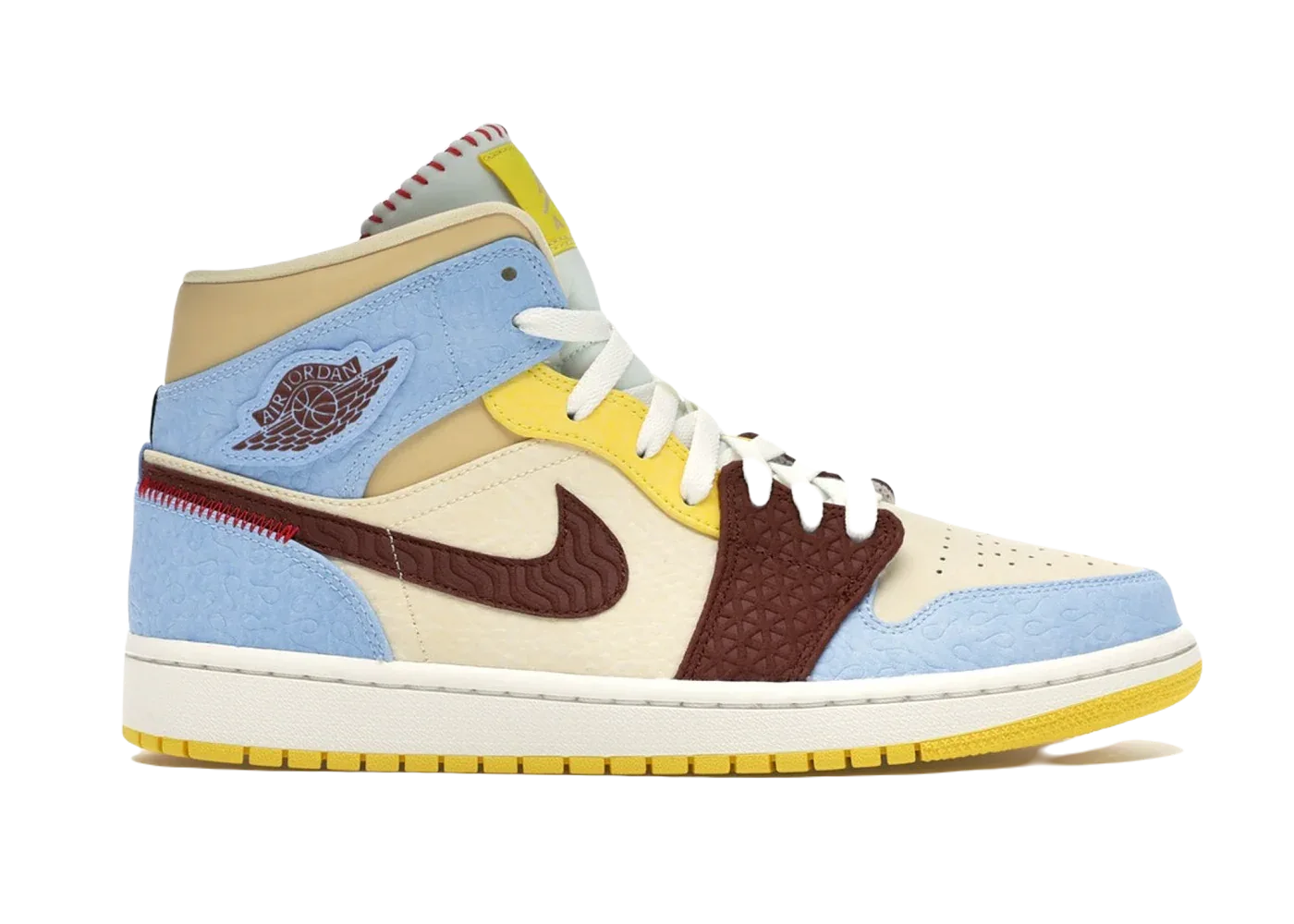 Nike Air Jordan 1 Mid SE Fearless Maison Chateau Rouge - My Suti