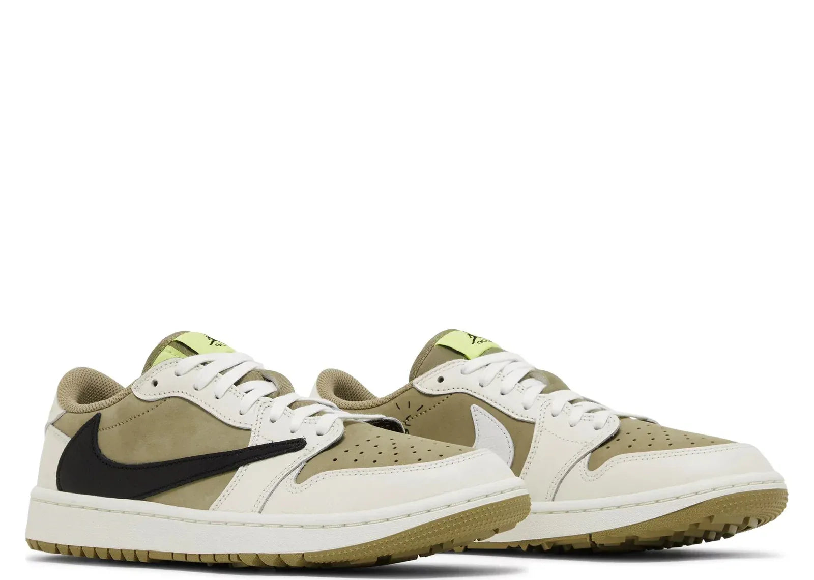 Nike Air Jordan 1 Retro Low Golf Travis Scott Neutral Olive - My Suti