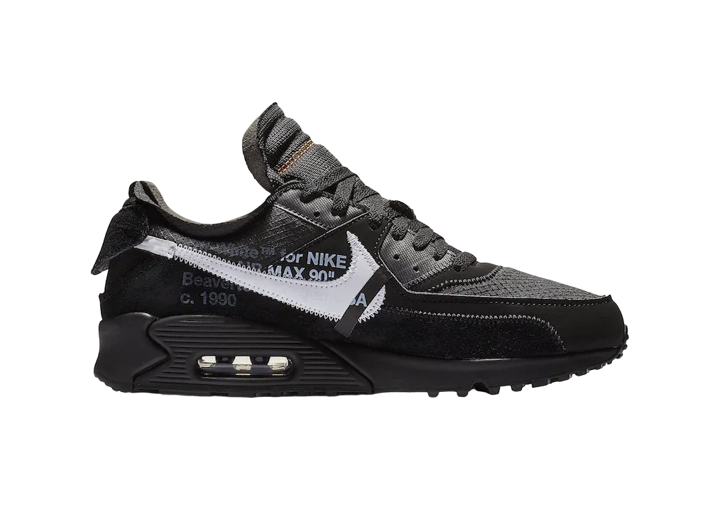 Nike Air Max 90 OFF-WHITE Black - My Suti