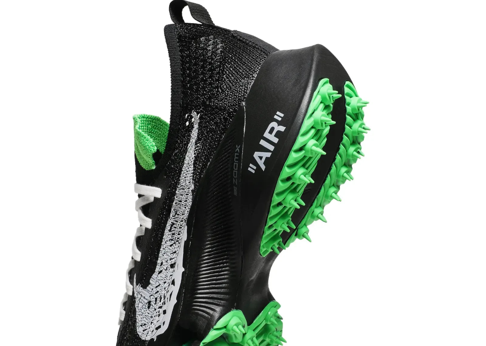 Nike Air Zoom Tempo Next Flyknit Off-White Black Scream Green - My Suti