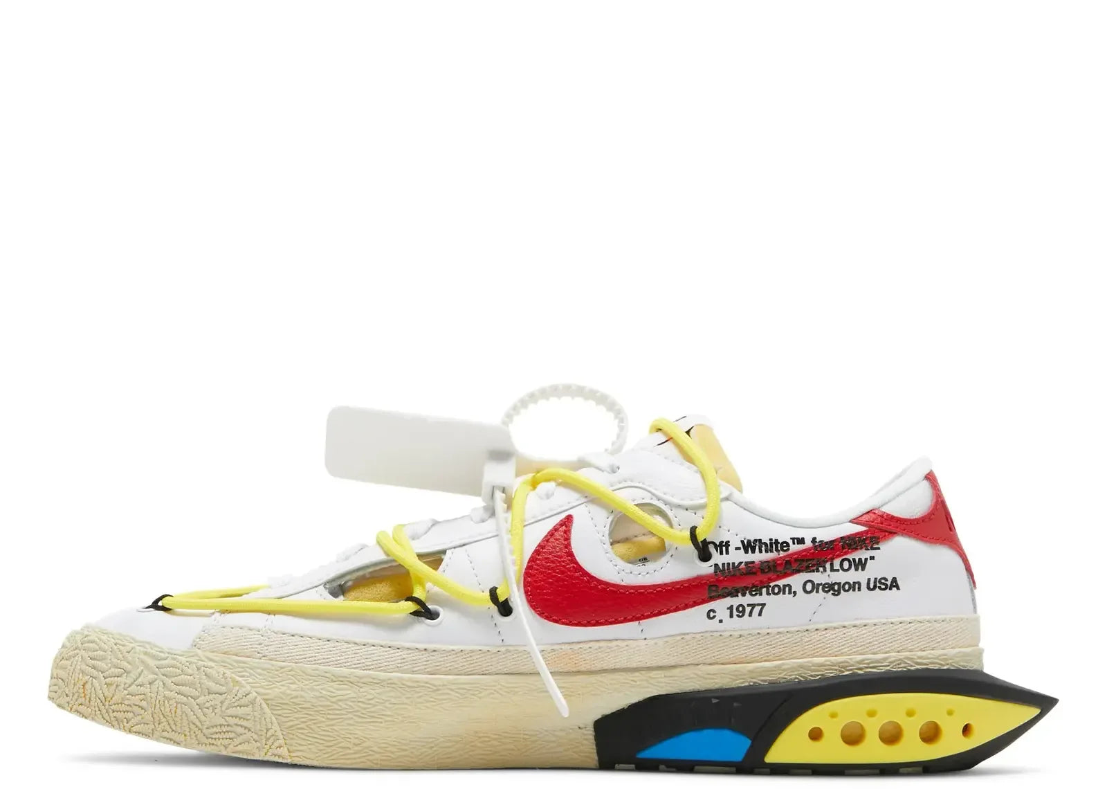 Nike Blazer Low Off-White University Red - My Suti