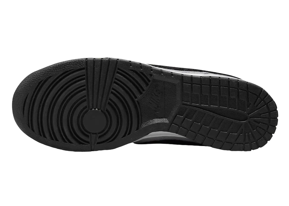 Nike Dunk Low Chenille Swoosh Black Grey - My Suti