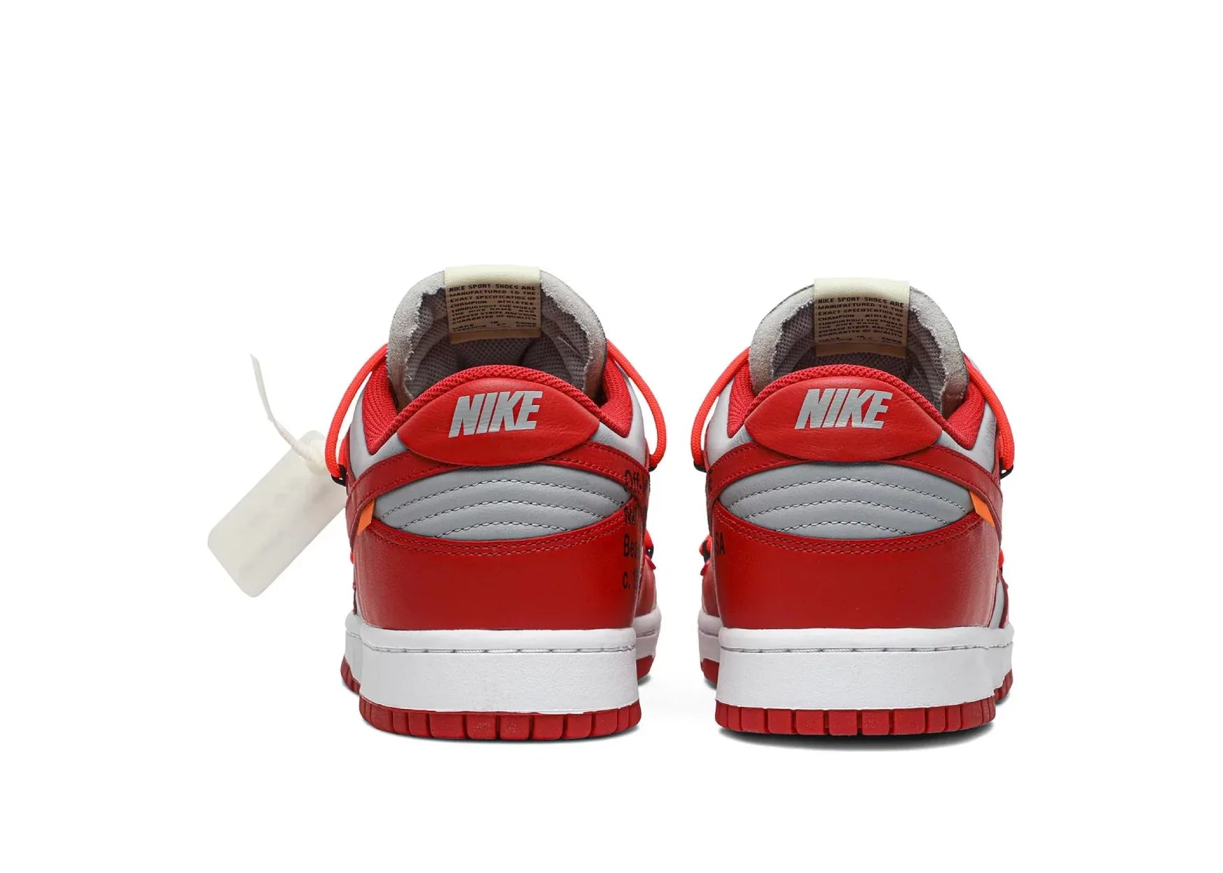 Nike Dunk Low Off-White University Red - My Suti