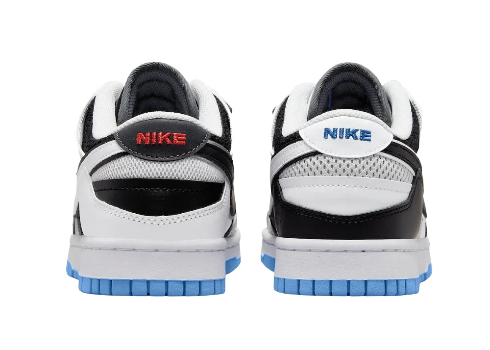 Nike Dunk Low Scrap Black Neutral Grey University Blue White - My Suti