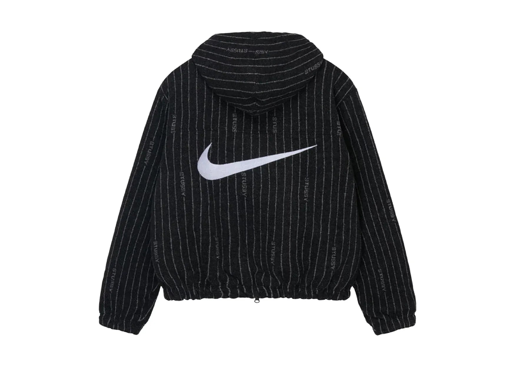 Nike x Stussy Striped Wool Jacket Black - My Suti