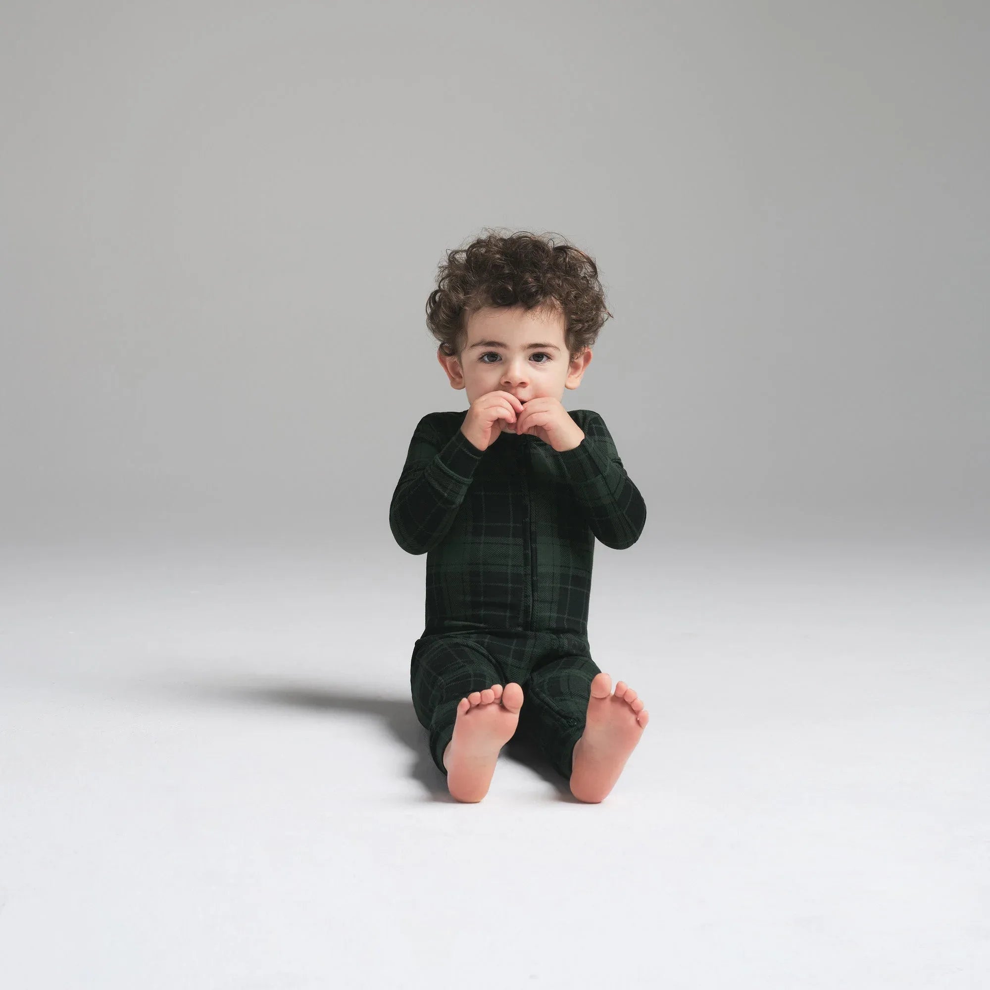 SKIMS SLEEP BABY ONESIE | CYPRESS PLAID - TULUM - My Suti