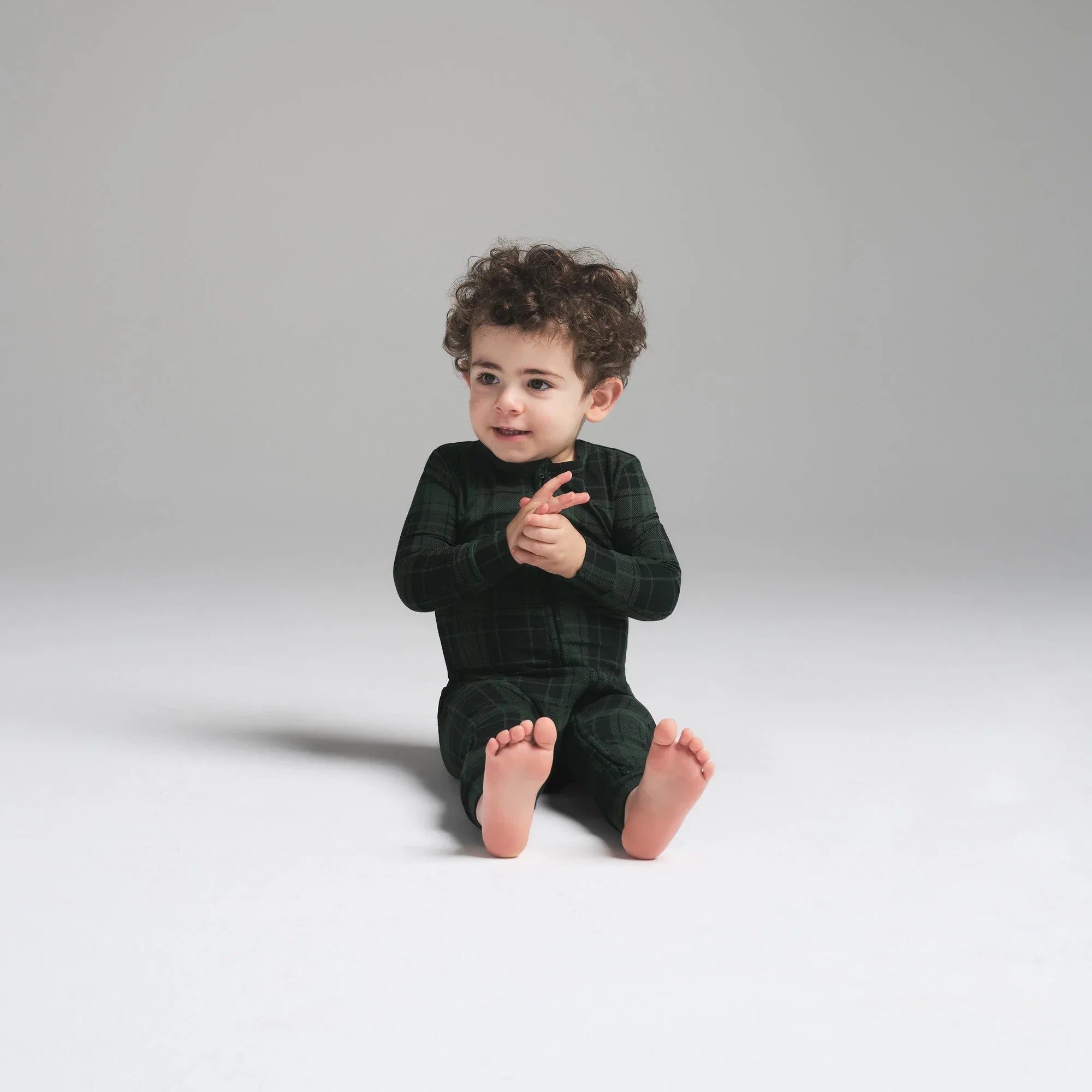 SKIMS SLEEP BABY ONESIE | CYPRESS PLAID - TULUM - My Suti