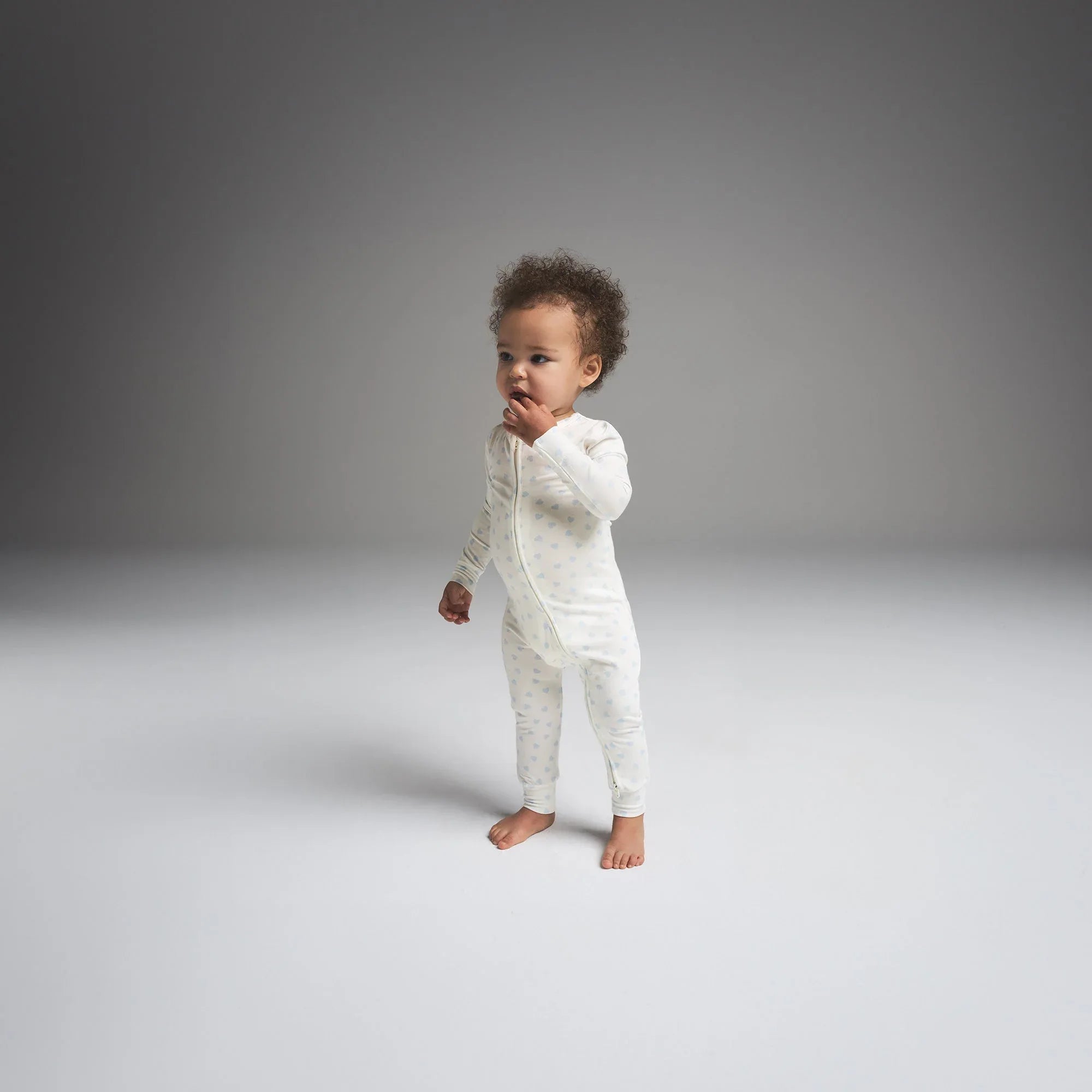 SKIMS SLEEP BABY ONESIE | MARBLE CLOUD HEART PRINT - TULUM - My Suti