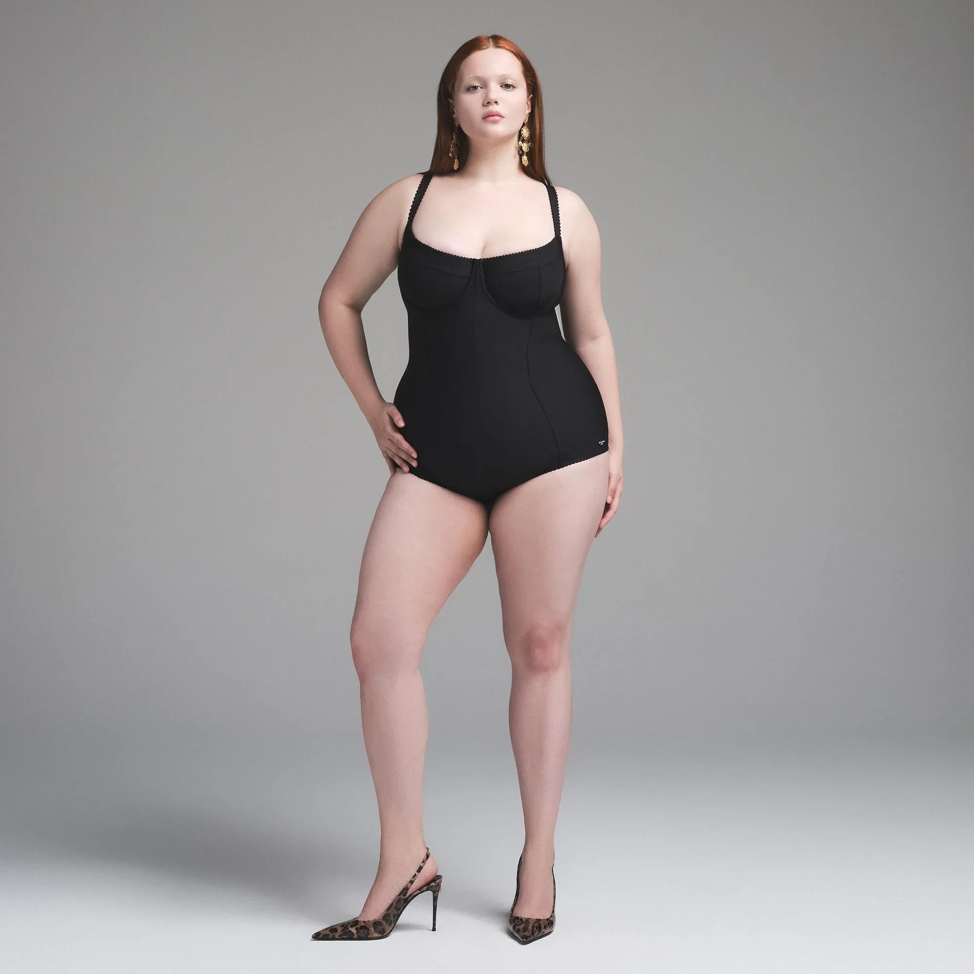 SKIMS DOLCE&GABBANA X SKIMS BODY BODYSUIT | ONYX - BODYSUIT - My Suti