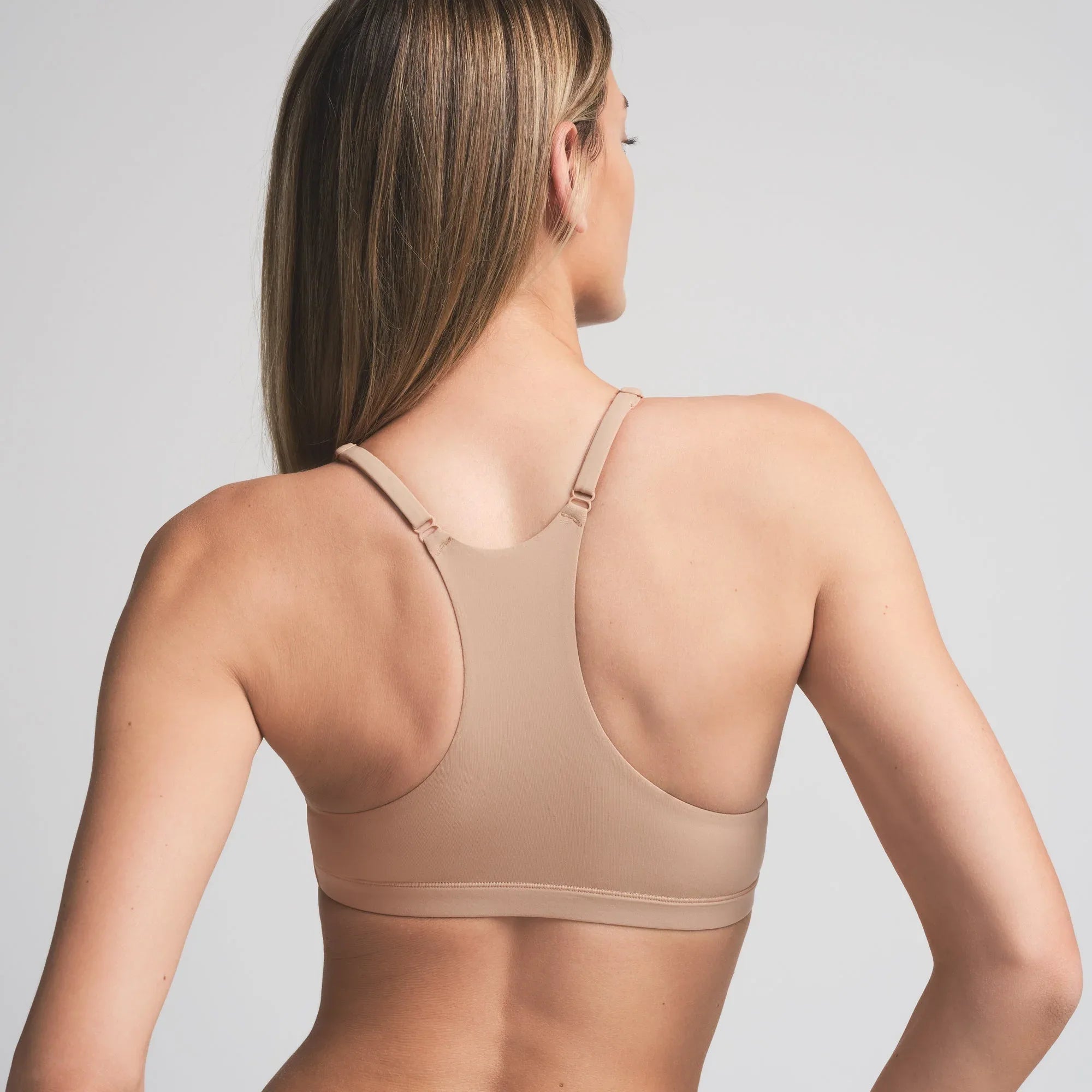 SKIMS FITS EVERYBODY RACERBACK TRIANGLE BRALETTE | CLAY - SÜTYEN - My Suti