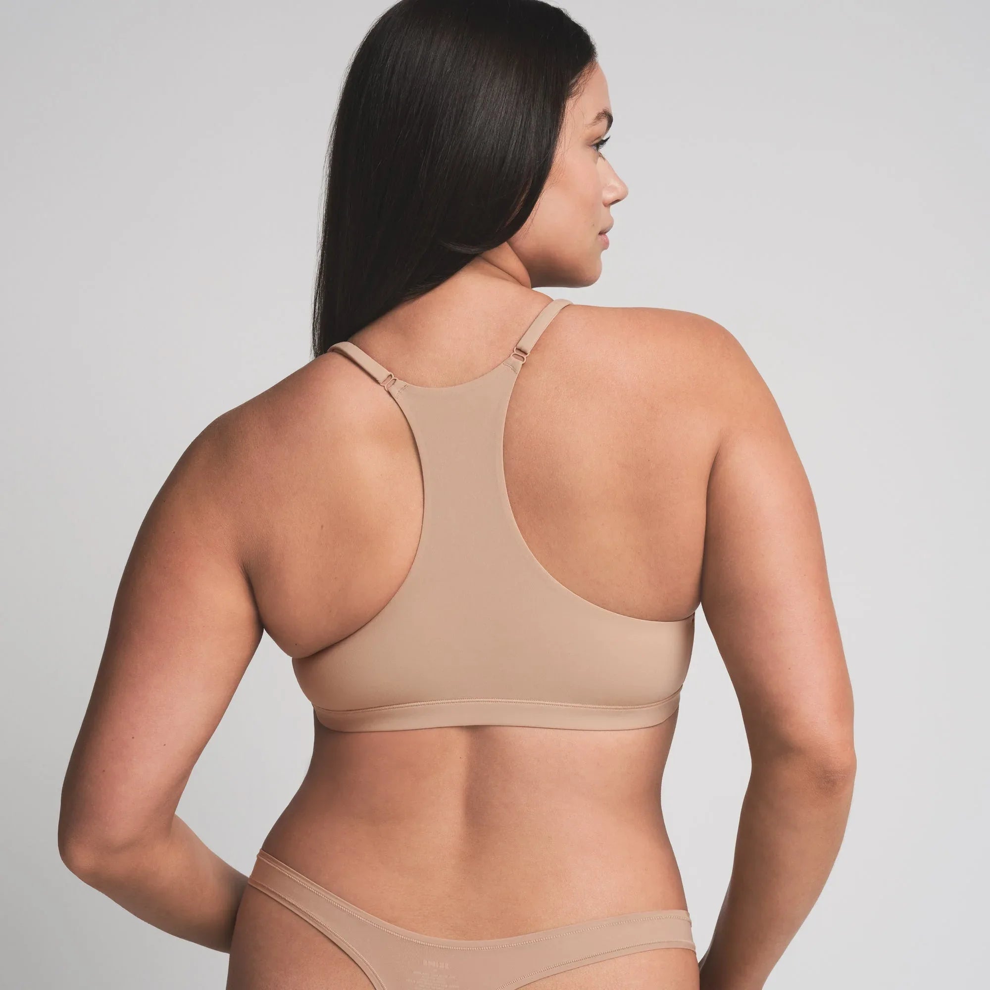 SKIMS FITS EVERYBODY RACERBACK TRIANGLE BRALETTE | CLAY - SÜTYEN - My Suti