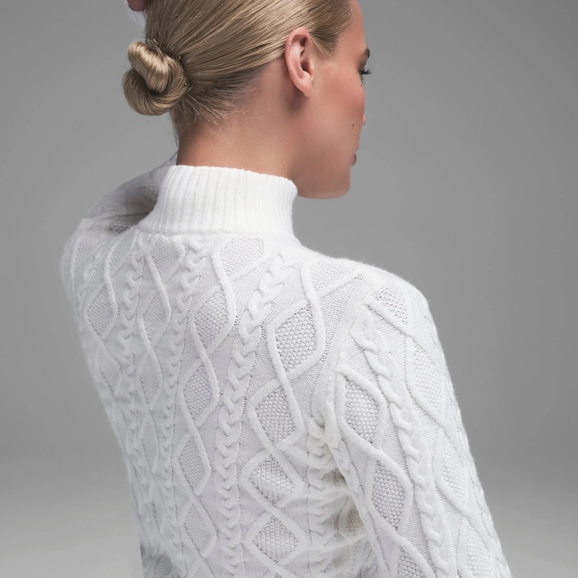 SKIMS SWEATER KNIT ZIP UP | MARBLE - KAZAK - My Suti