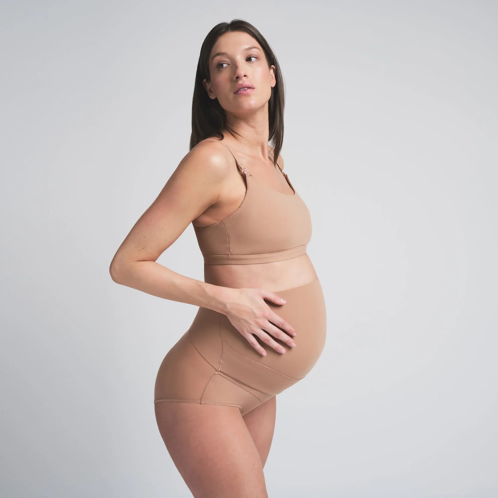 SKIMS FITS EVERYBODY MATERNITY BANDED HIGH-WAISTED BRIEF | SIENNA - KÜLOT - My Suti