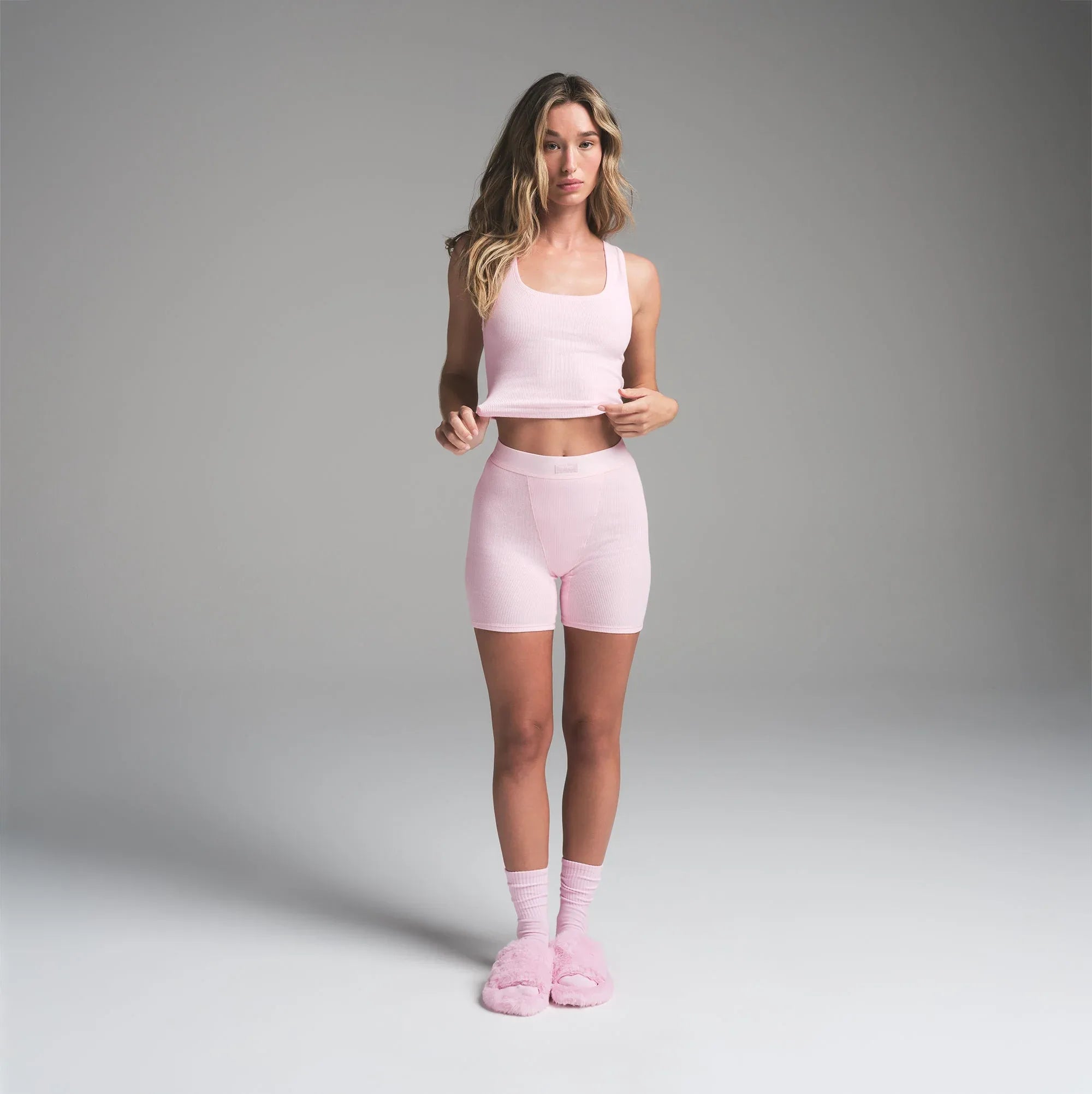 SKIMS COTTON RIB BOXER | CHERRY BLOSSOM - KUTU ŞORT - My Suti