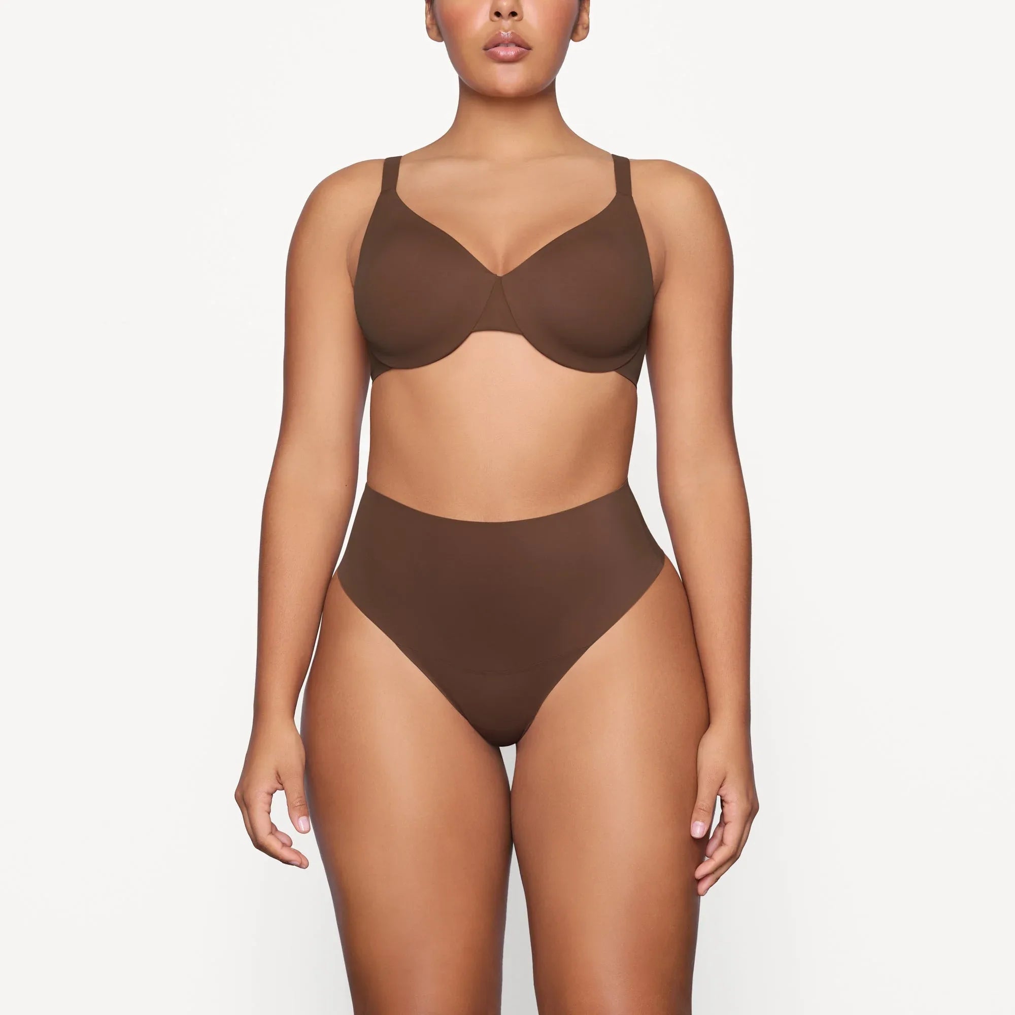 SKIMS SMOOTHING INTIMATES HIGH-WAISTED THONG | JASPER - TANGA - My Suti