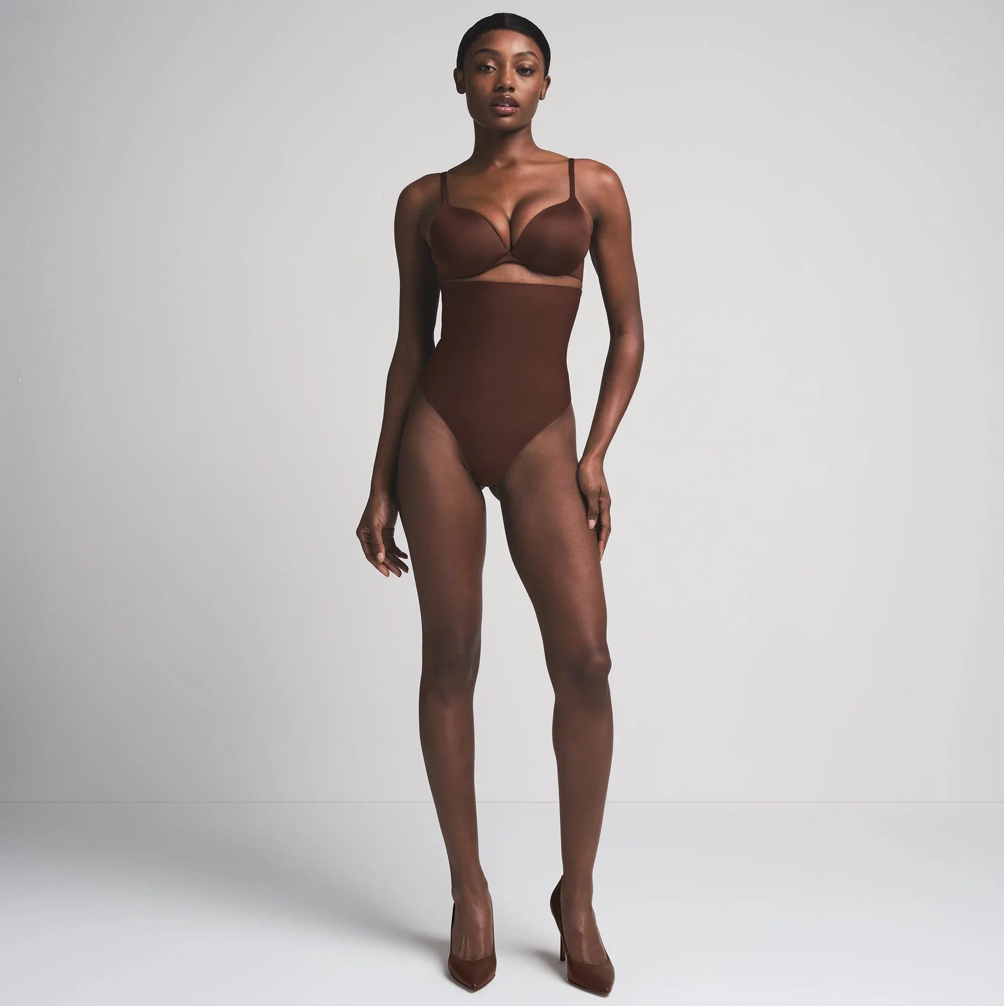 SKIMS BODY CORE SCULPT HIGH-WAISTED THONG | COCOA - TANGA - My Suti