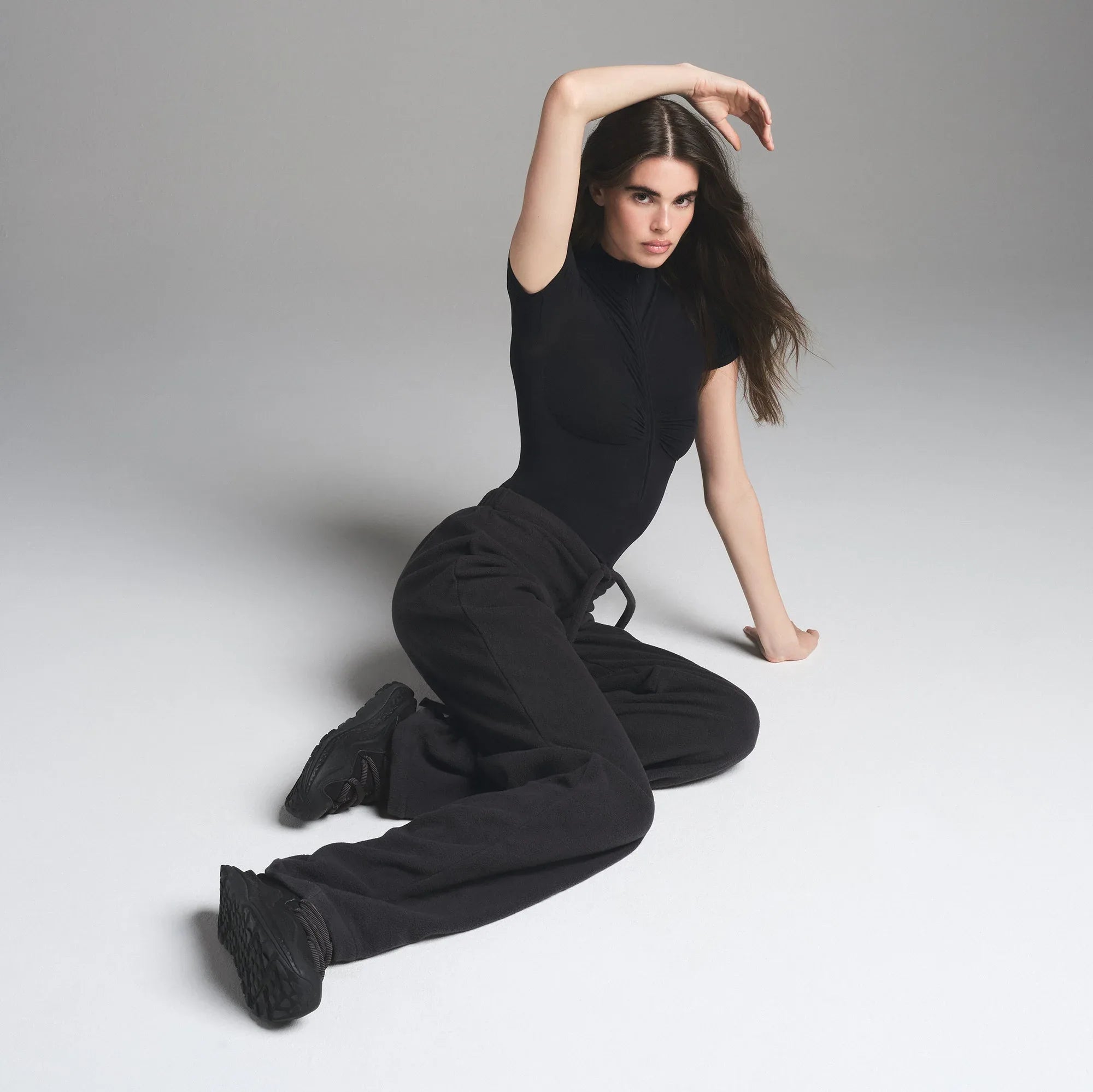 SKIMS FLEECE LOUNGE OVERSIZED PANT | STORM - PANTOLON - My Suti