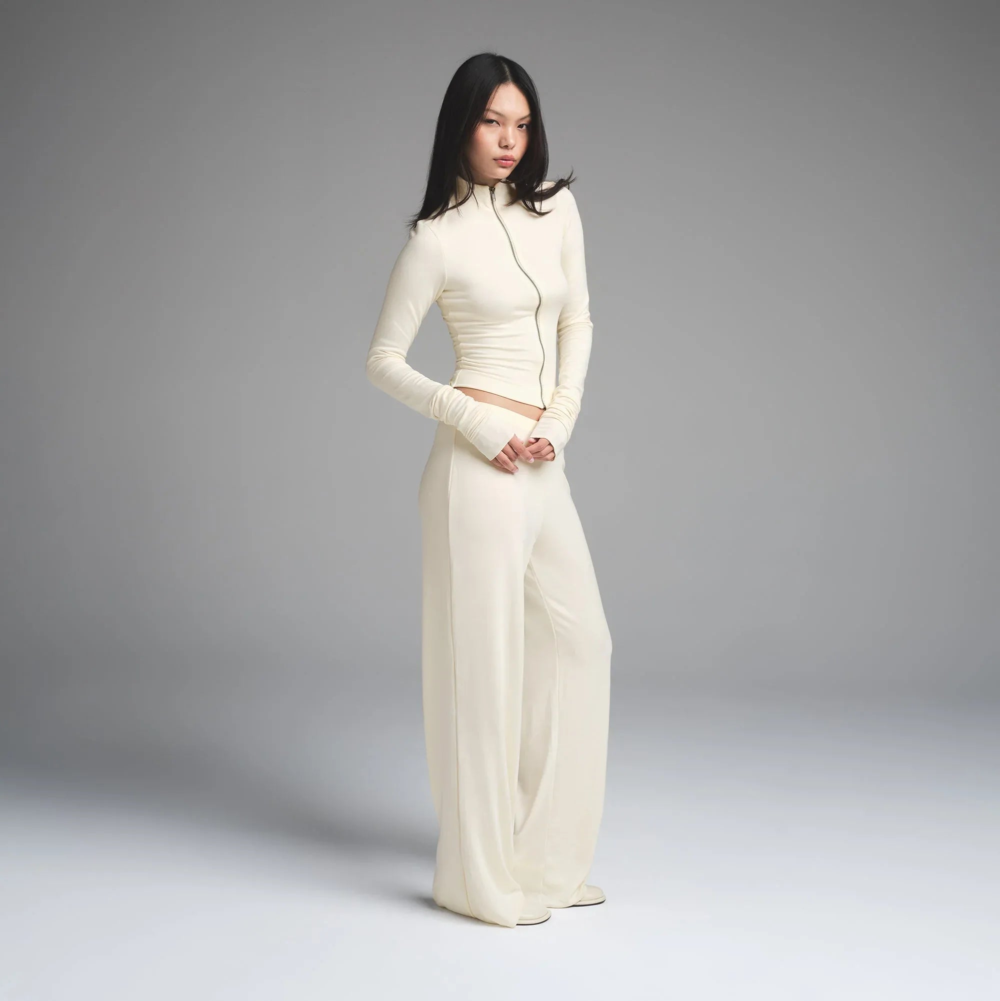 SKIMS CLOUD STRAIGHT LEG PANT | ECRU - PANTOLON - My Suti