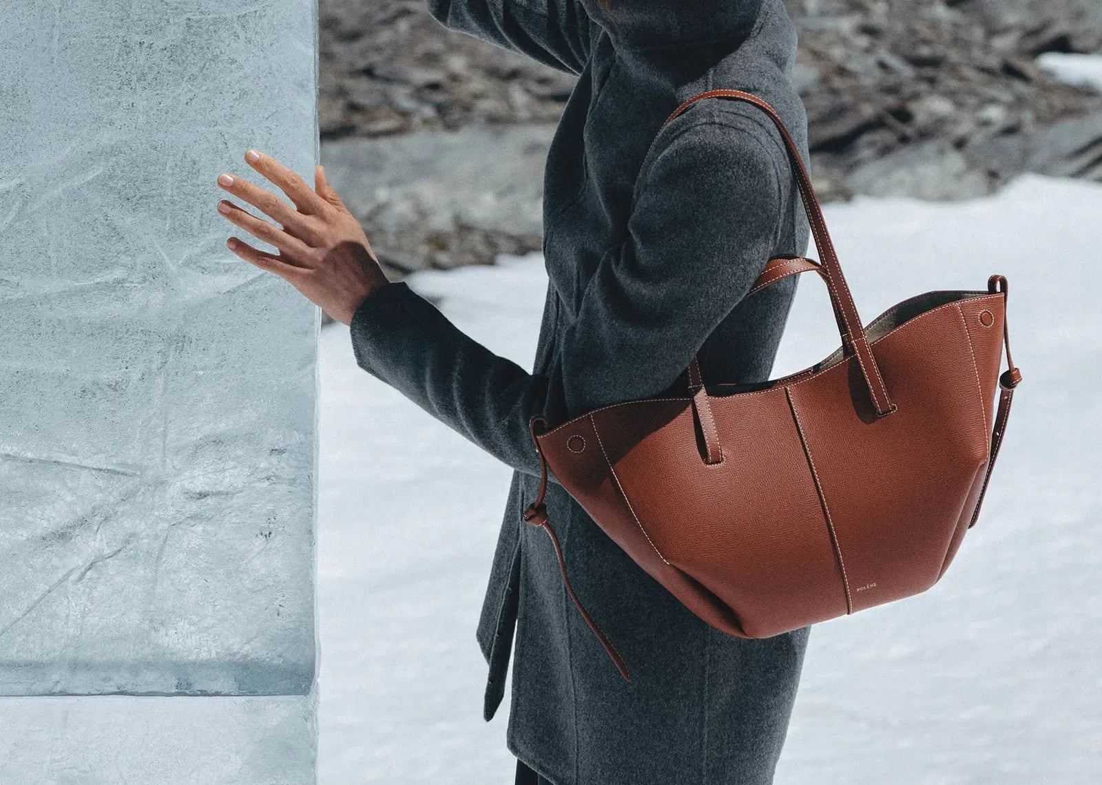 Polène Cyme Mini Edition Textured Cognac - My Suti