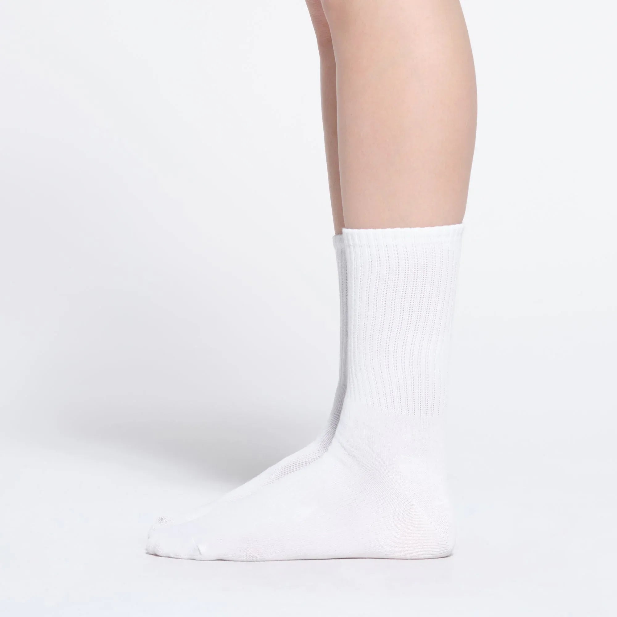 SKIMS RIBBED CREW SOCK | SNOW - ÇORAP - My Suti
