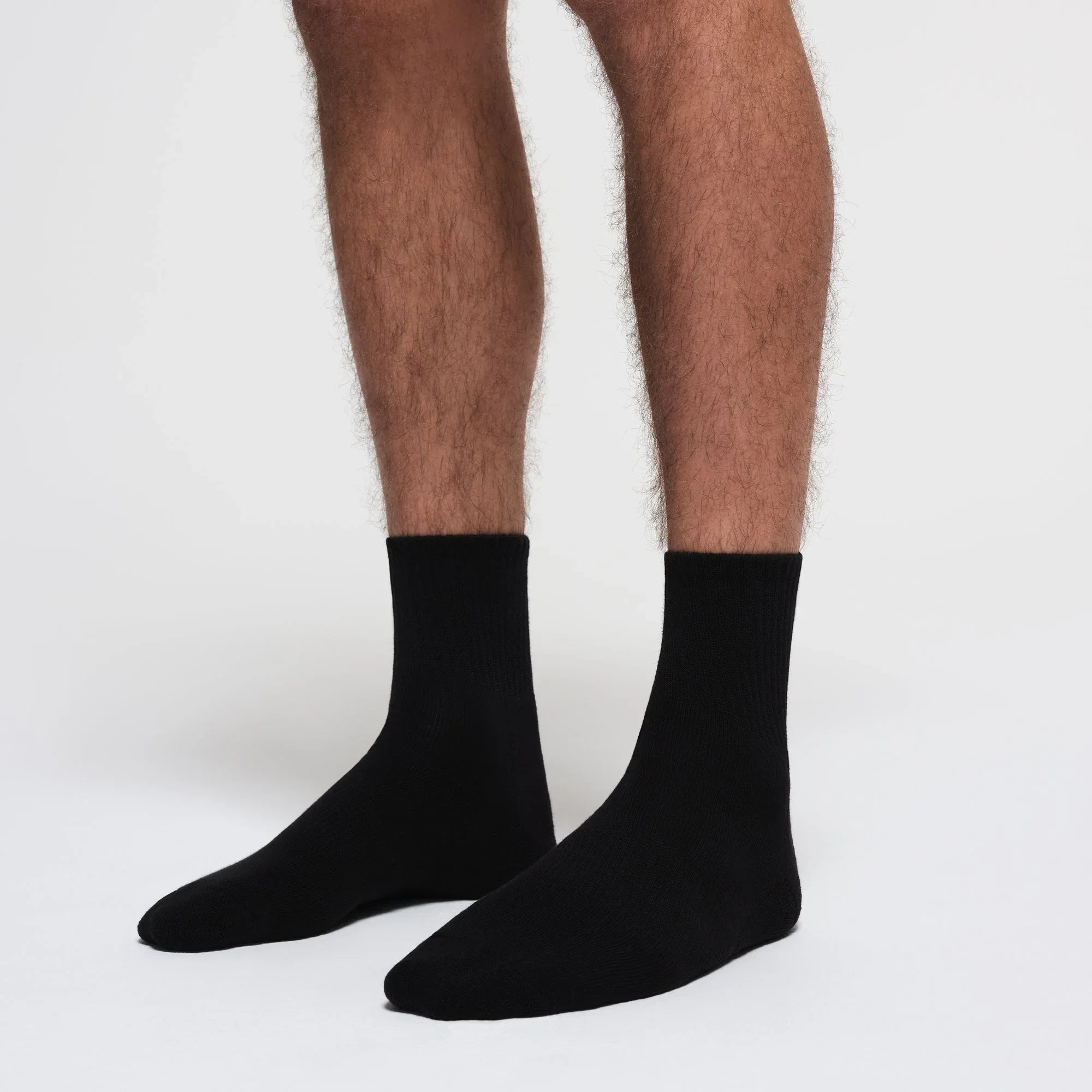 SKIMS MENS QUARTER CREW SOCK 3-PACK | ONYX - ÇORAP - My Suti