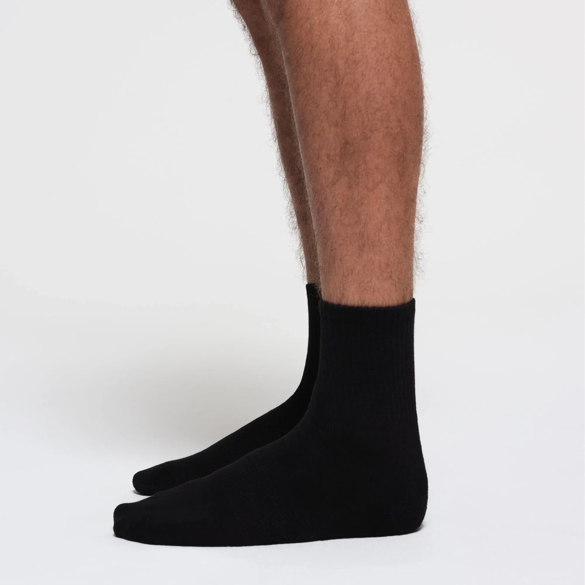 SKIMS MENS QUARTER CREW SOCK 3-PACK | ONYX - ÇORAP - My Suti