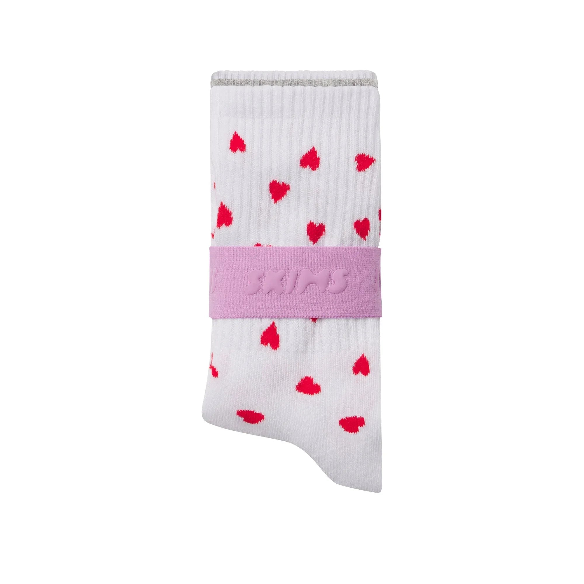 SKIMS RIBBED CREW SOCK 3-PACK | RUBY HEART MULTI - ÇORAP - My Suti