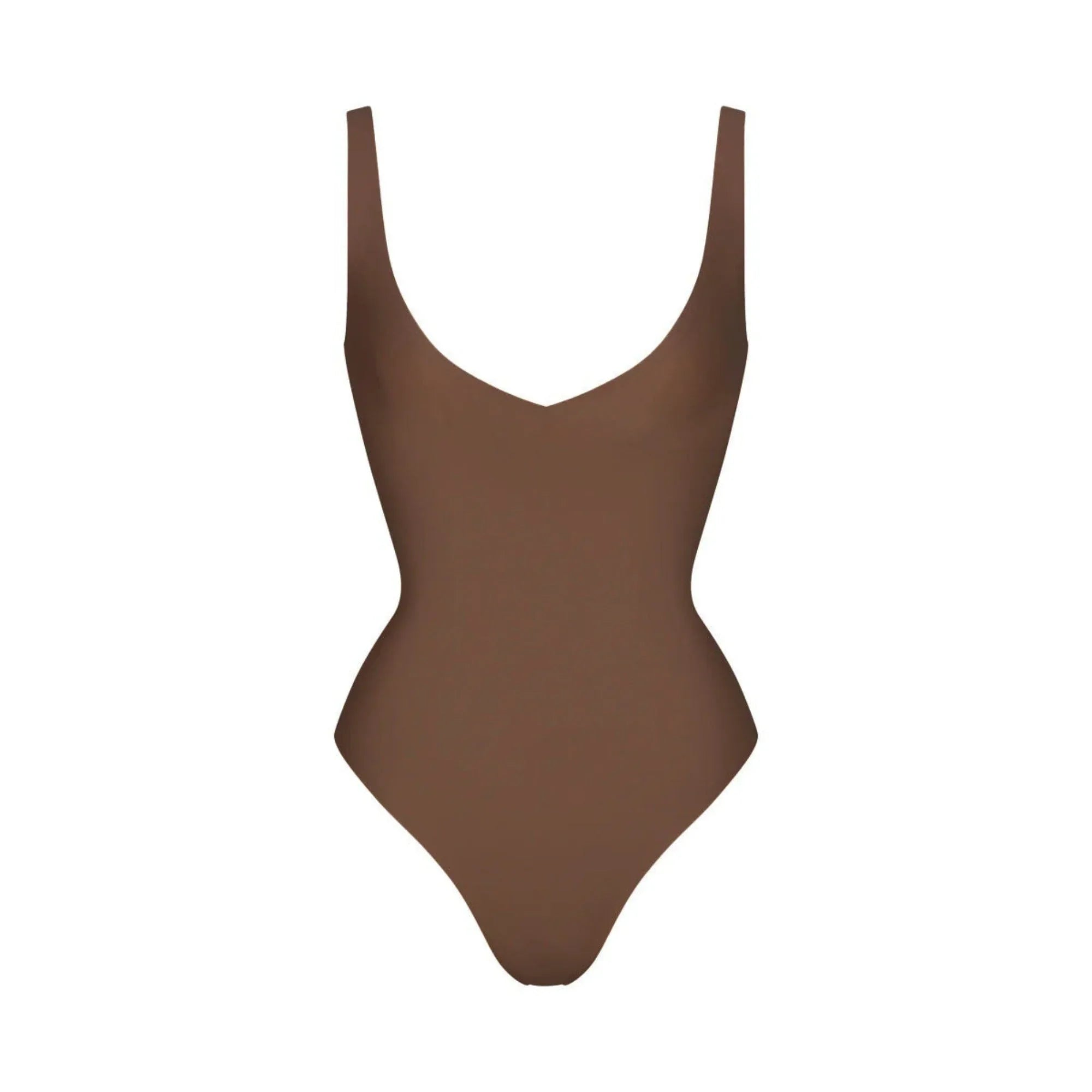 SKIMS BODY UNLINED PLUNGE THONG BODYSUIT | JASPER - BODYSUIT - My Suti