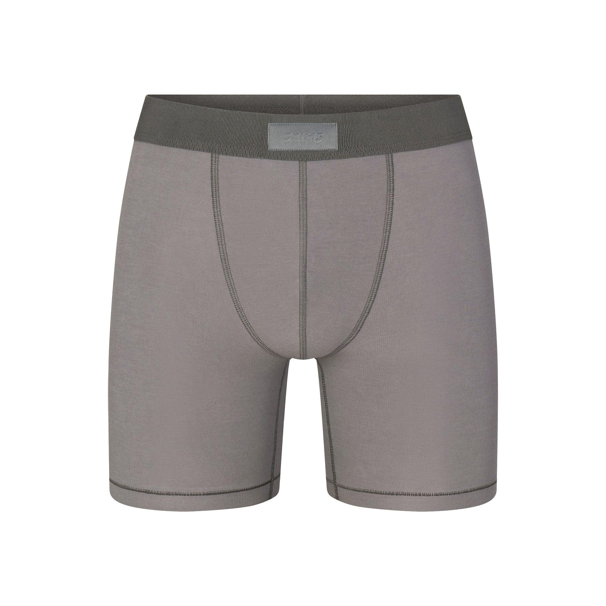SKIMS COTTON MENS 5" BOXER BRIEF | WASHED GUNMETAL - KUTU BRİEF - My Suti