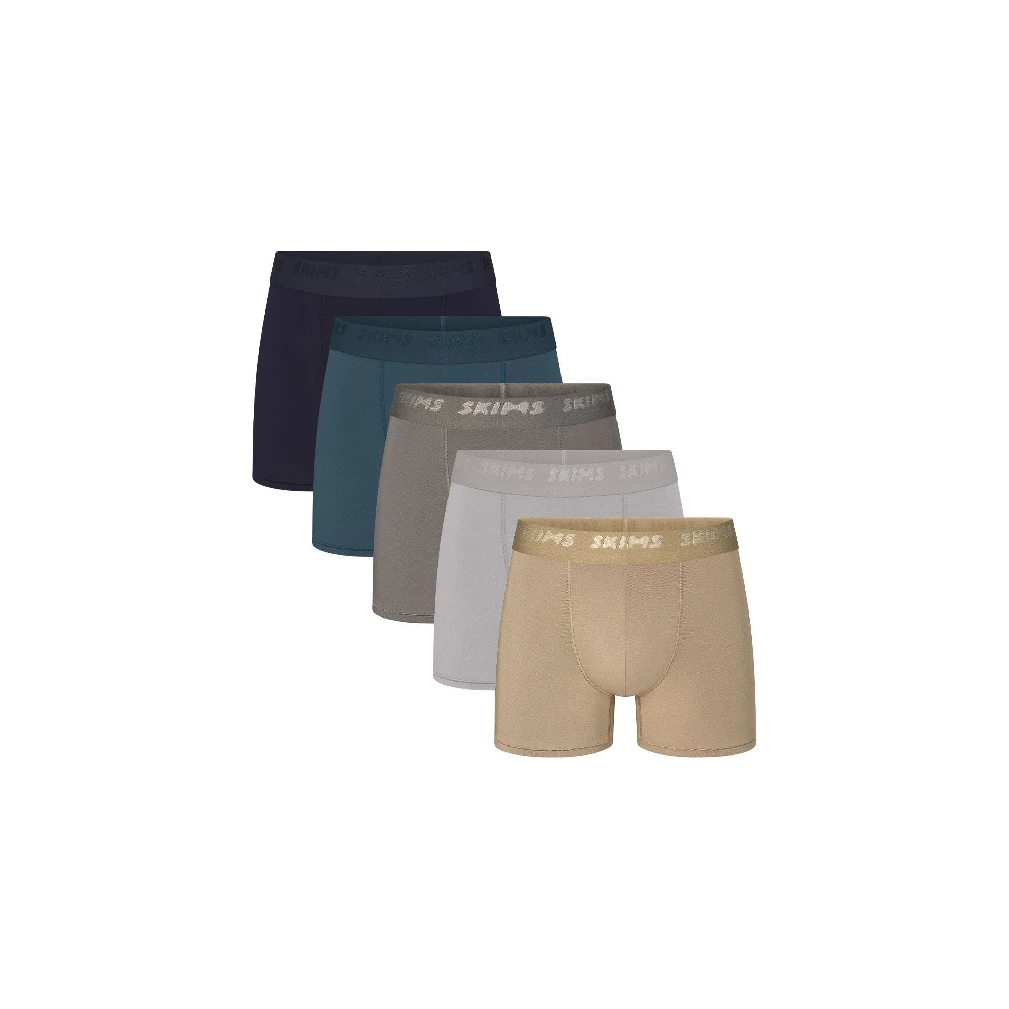 SKIMS STRETCH MENS 3" BOXER BRIEF 5-PACK | DESERT INDIGO MULTI - KUTU KALDIRMA - My Suti