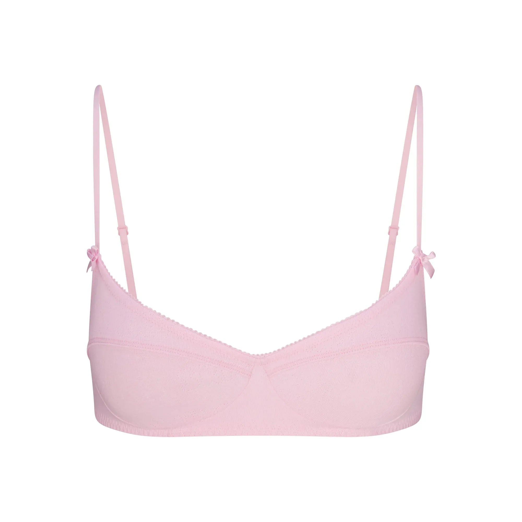 SKIMS LOGO POINTELLE BRALETTE | CHERRY BLOSSOM - SÜTYEN - My Suti