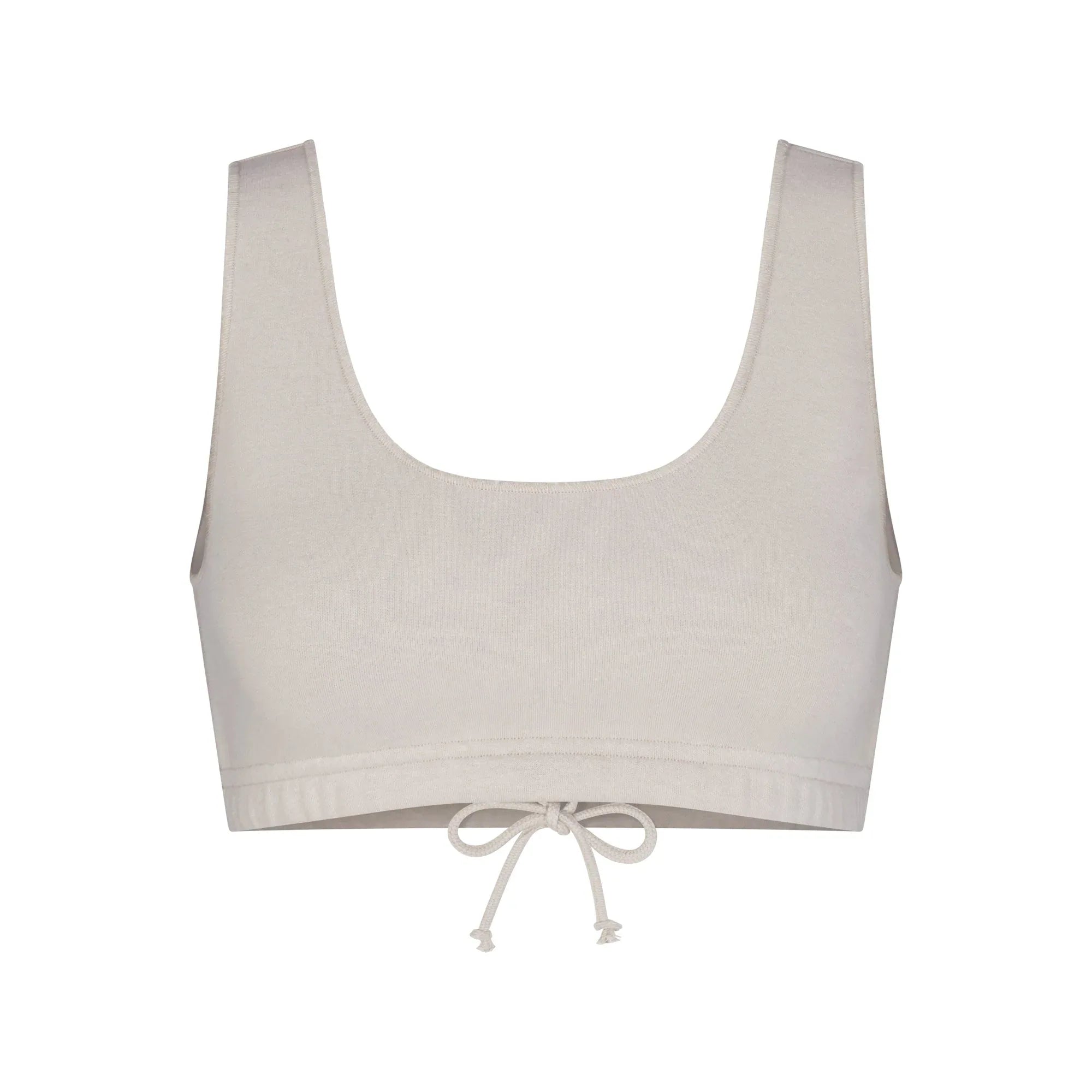 SKIMS COTTON FLEECE BRALETTE | STONE - SÜTYEN - My Suti