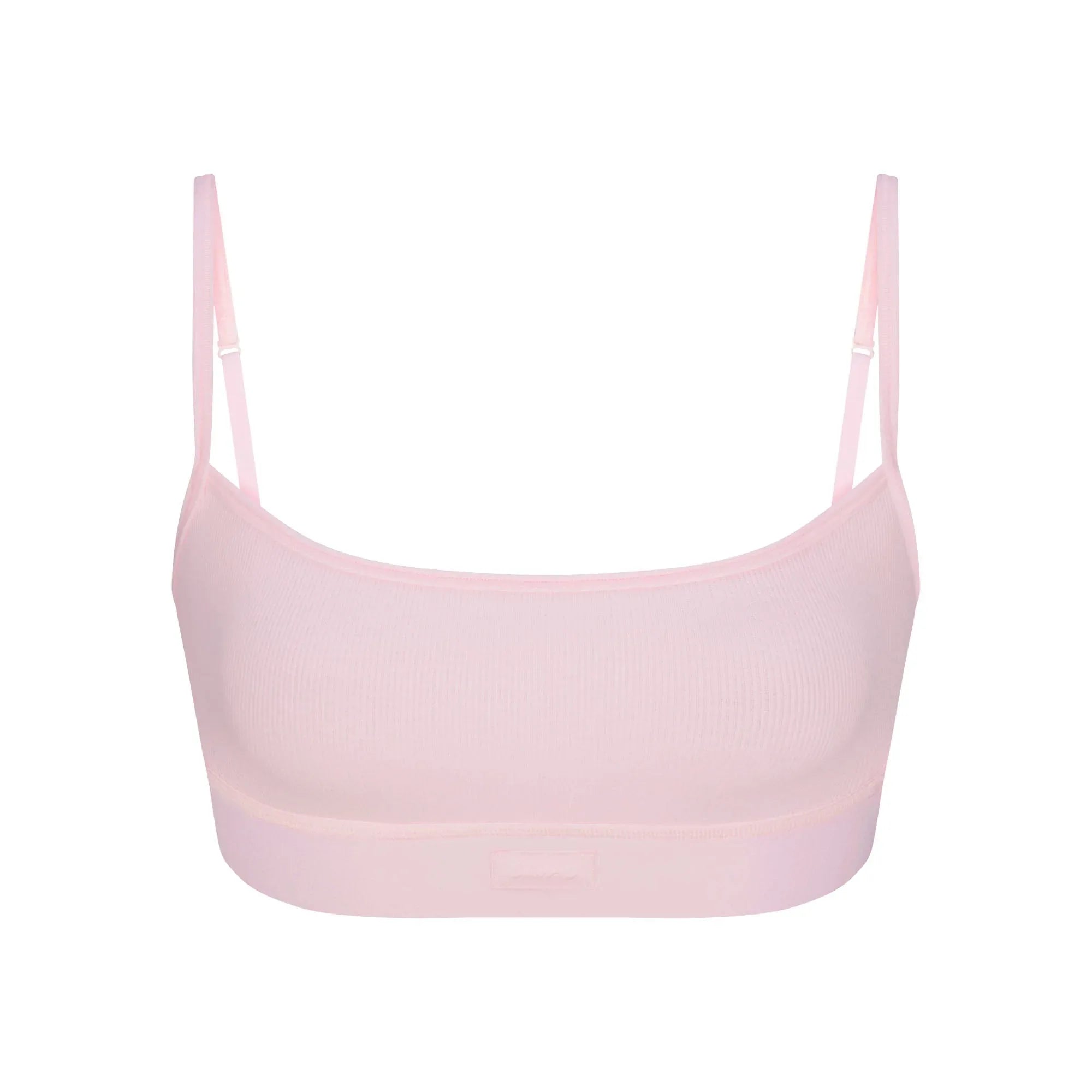SKIMS COTTON RIB SCOOP BRALETTE | CHERRY BLOSSOM - SÜTYEN - My Suti