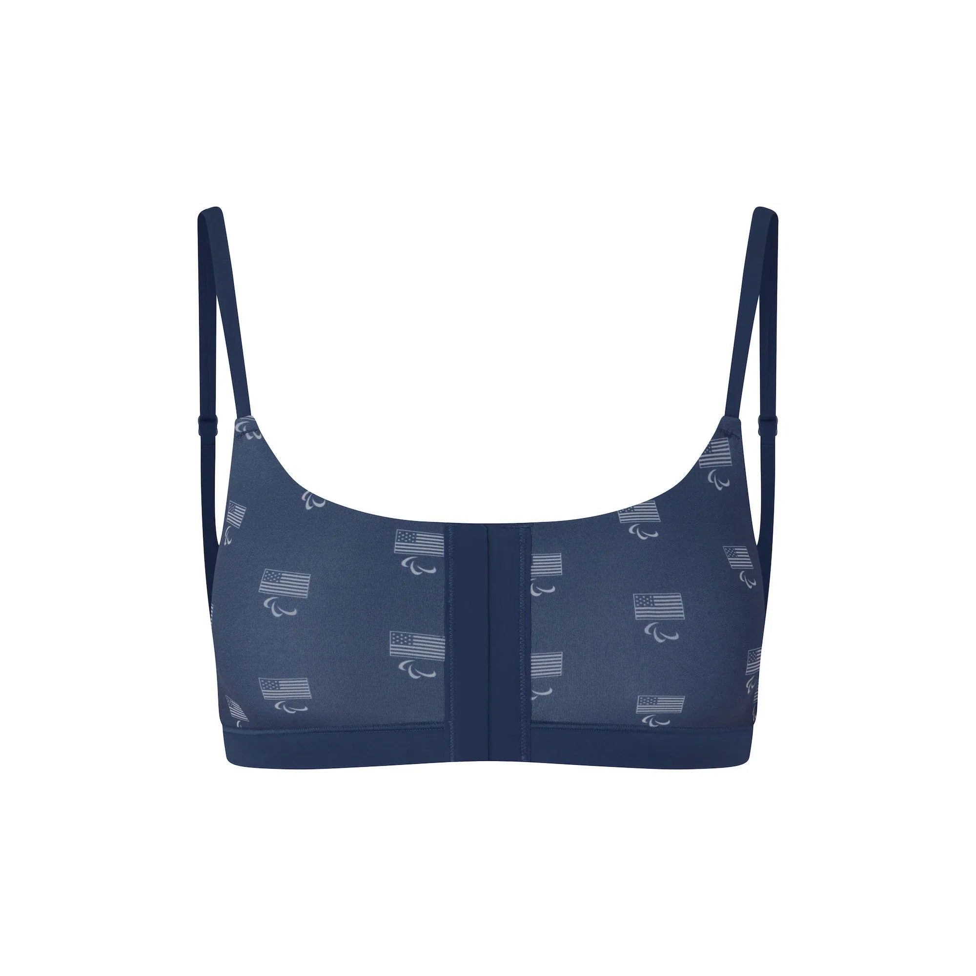 SKIMS FOR TEAM USA FITS EVERYBODY ADAPTIVE PARALYMPIC SCOOP BRALETTE | NAVY - SÜTYEN - My Suti