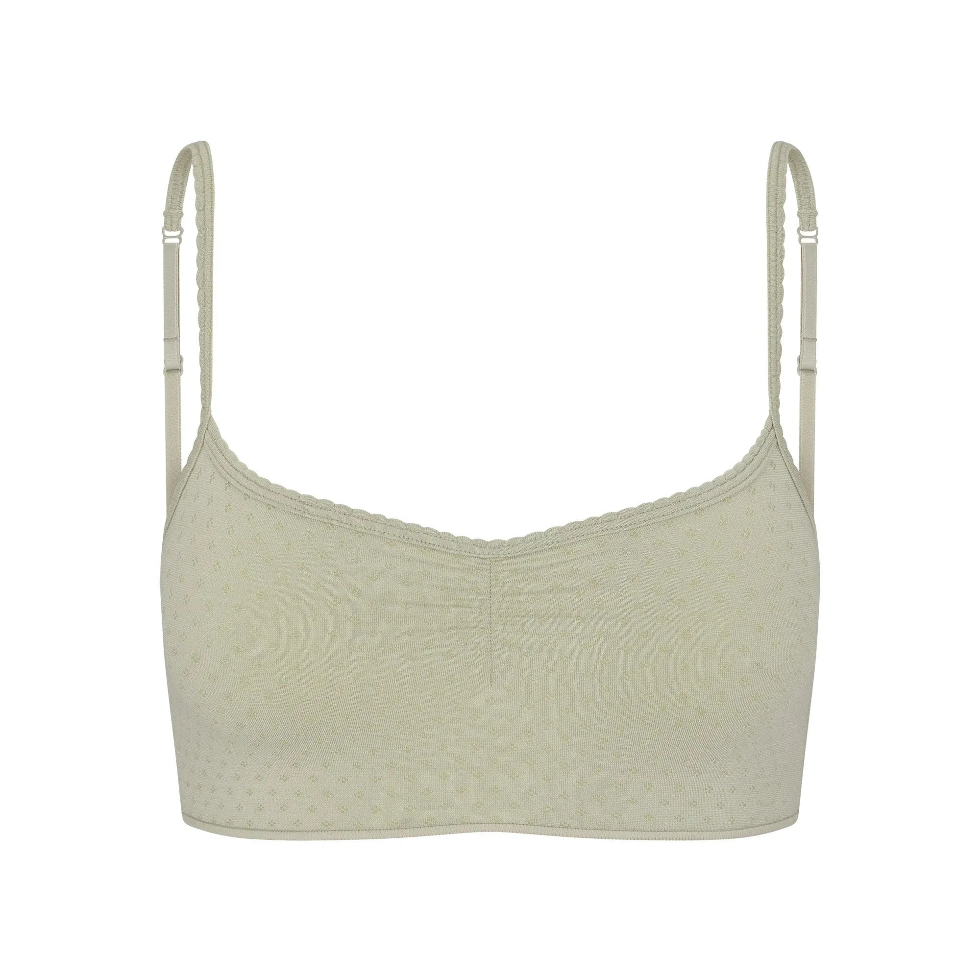 SKIMS MICRO POINTELLE SCOOP BRALETTE | TALC - SÜTYEN - My Suti