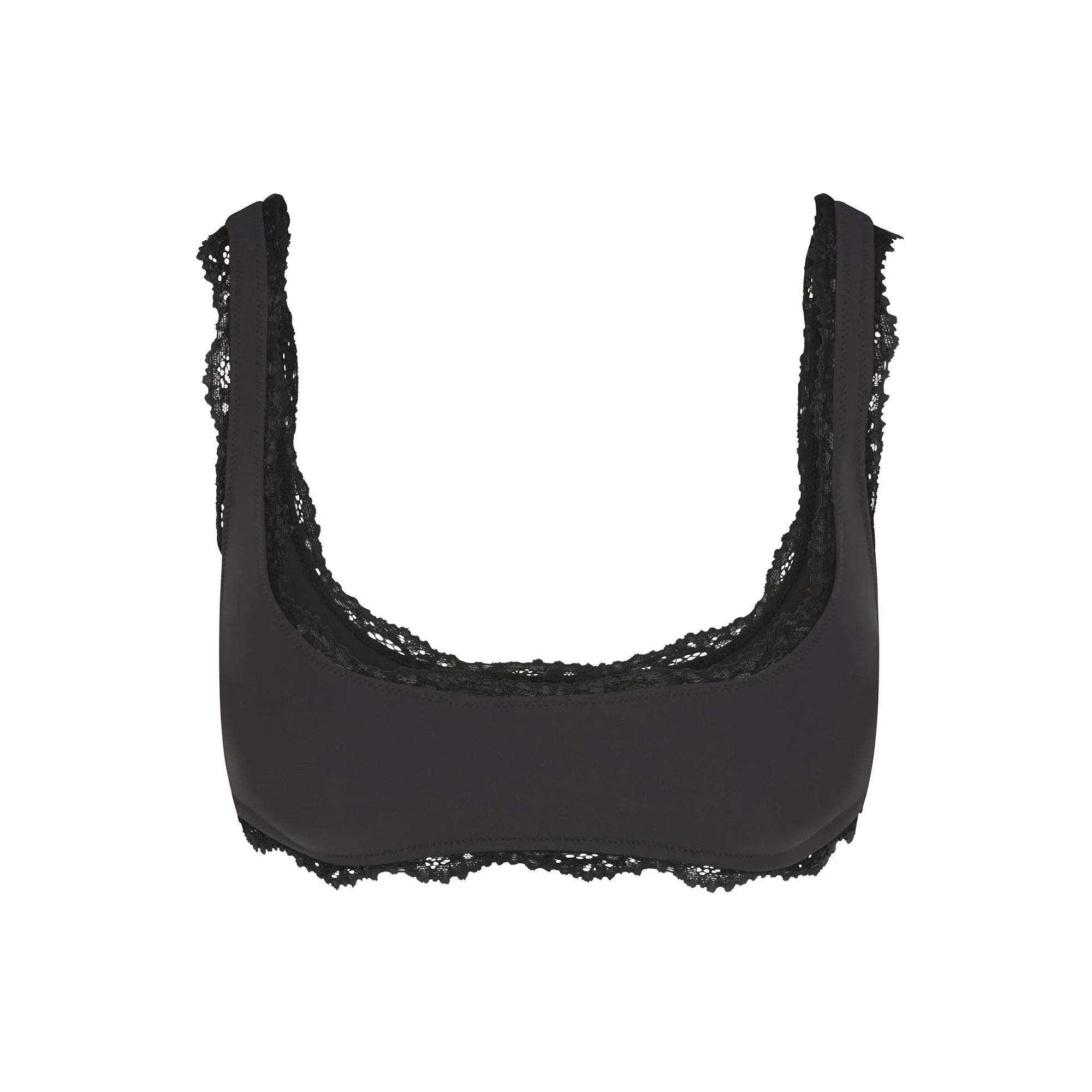 SKIMS FITS EVERYBODY LACE SQUARE NECK BRALETTE | ONYX - SÜTYEN - My Suti