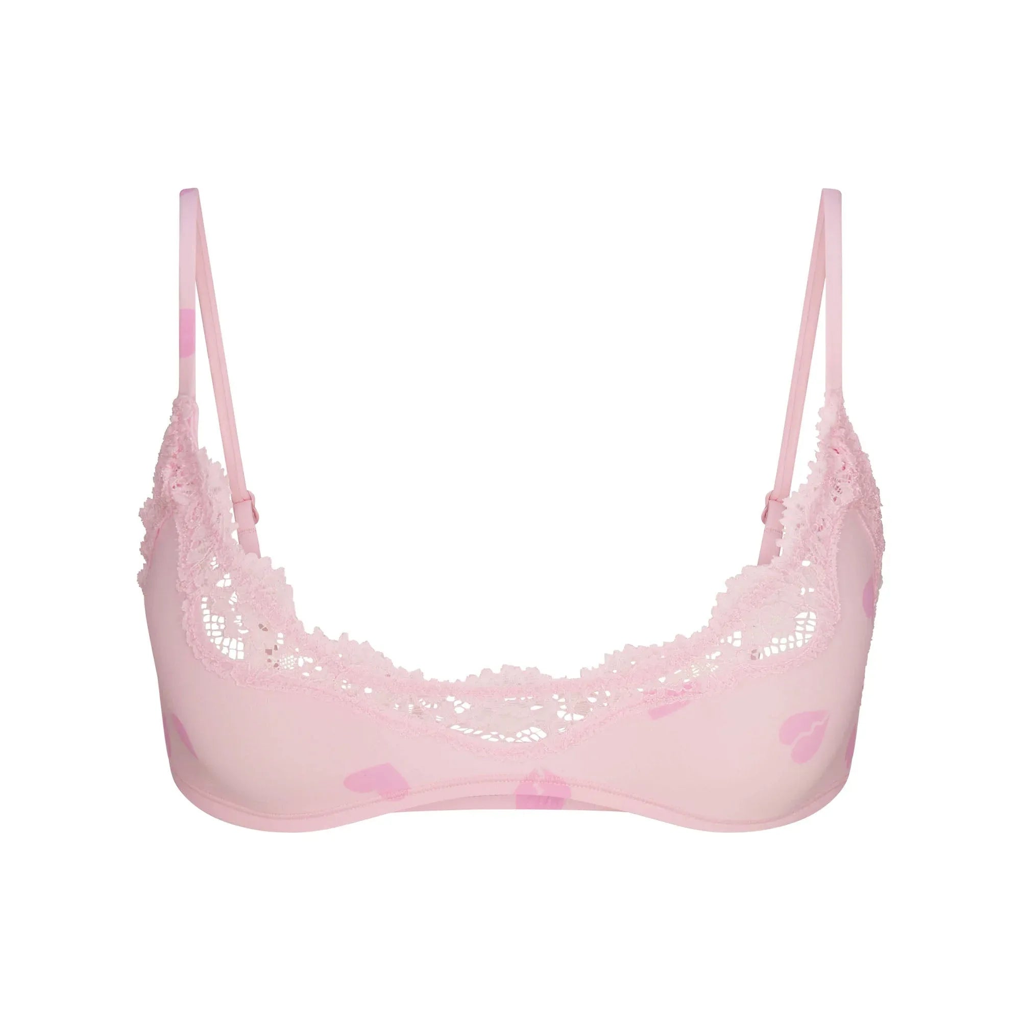 SKIMS FITS EVERYBODY LACE SCOOP BRALETTE 2-PACK | FLAMINGO AND HEART BREAKER - SÜTYEN - My Suti