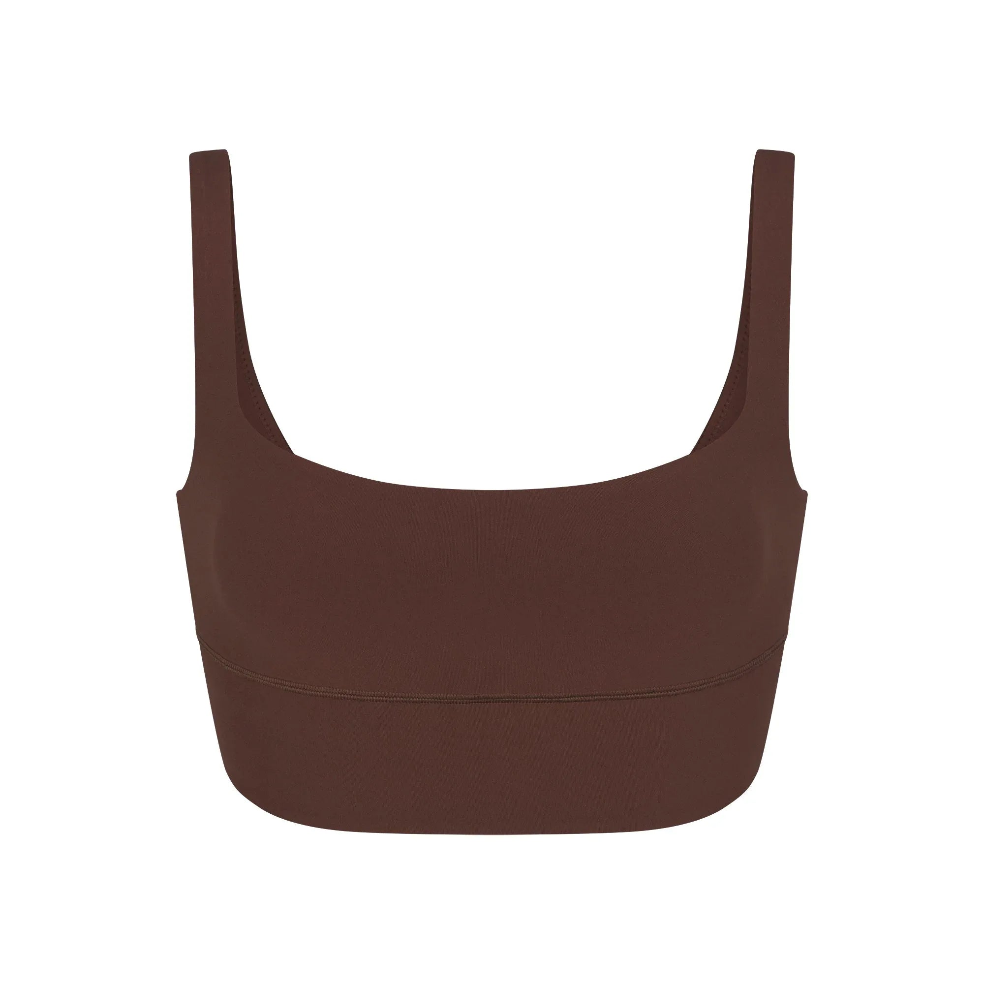 SKIMS FITS EVERYBODY SQUARE NECK LONGLINE BRALETTE | COCOA - SÜTYEN - My Suti