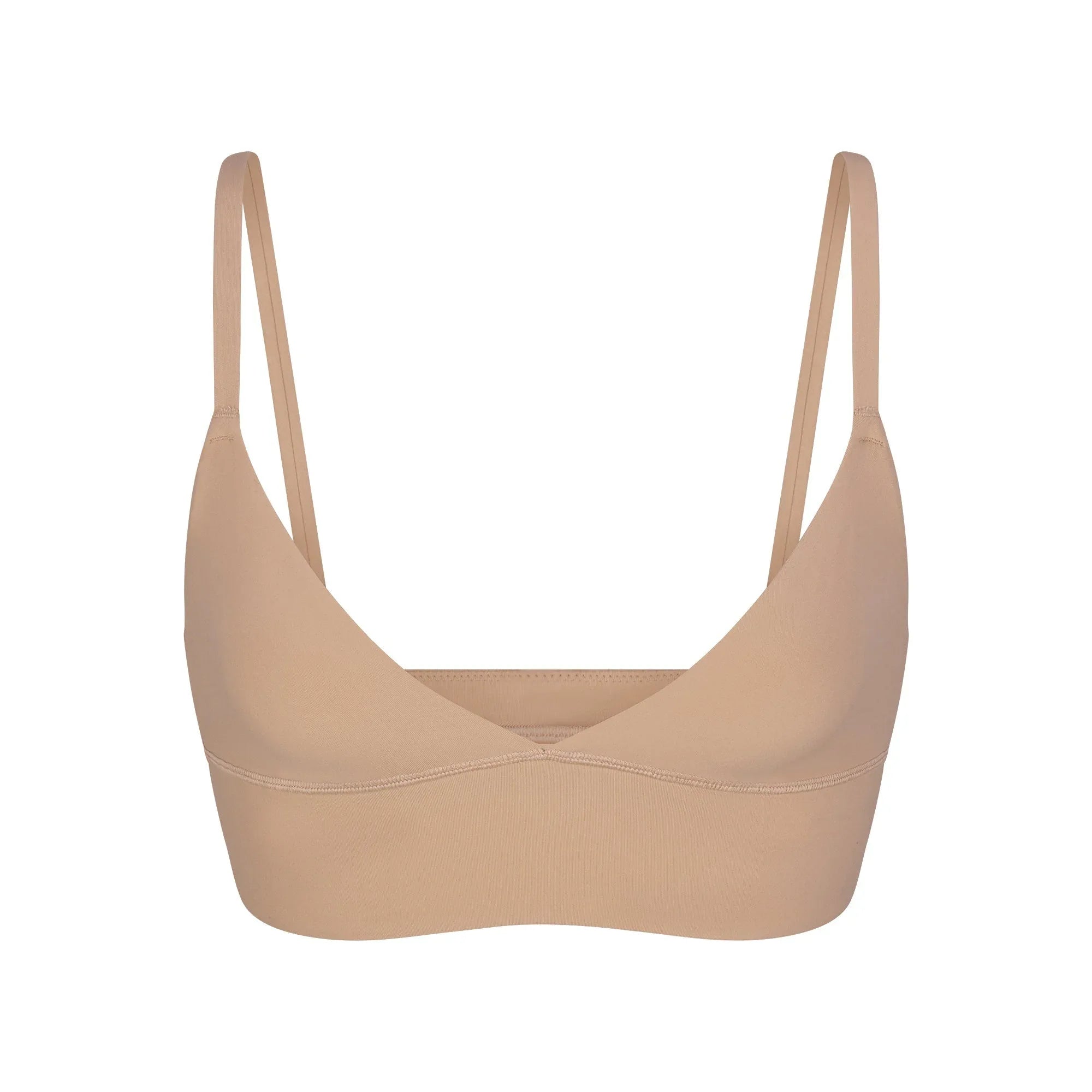 SKIMS FITS EVERYBODY TRIANGLE LONGLINE BRALETTE | CLAY - SÜTYEN - My Suti