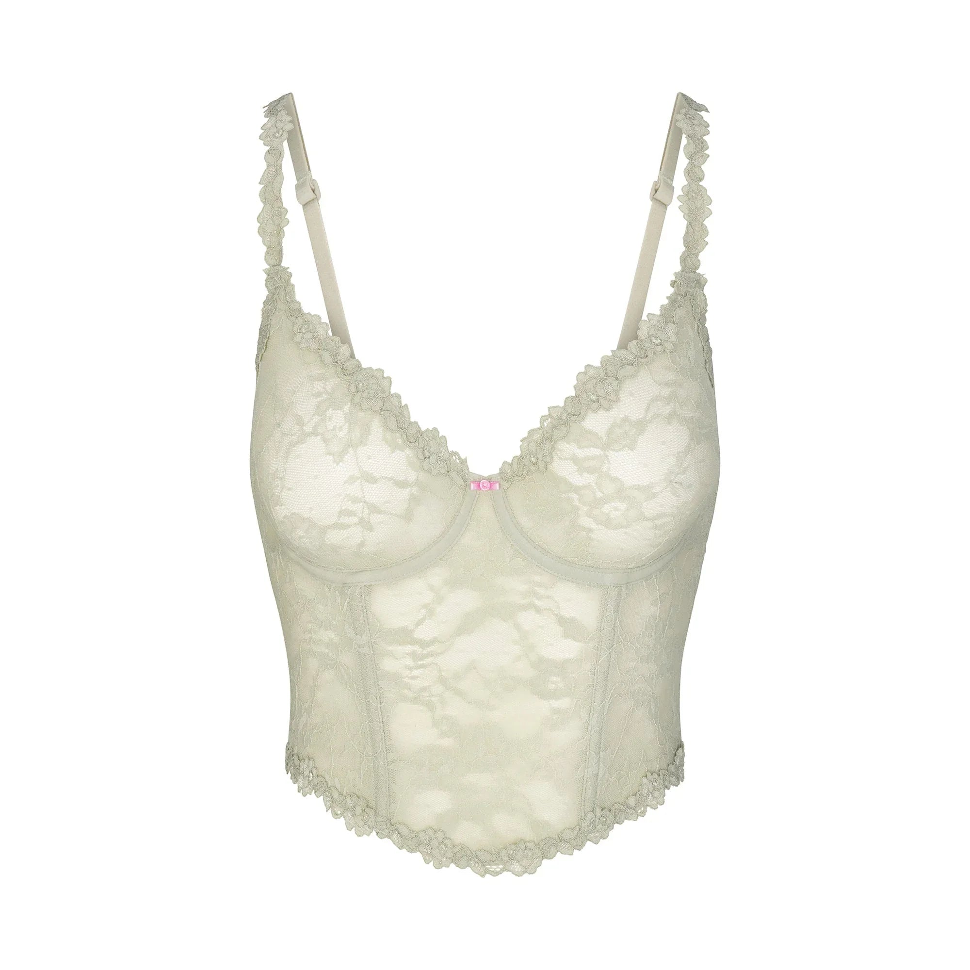 SKIMS STRETCH LACE CORSET | TALC - KORSET - My Suti