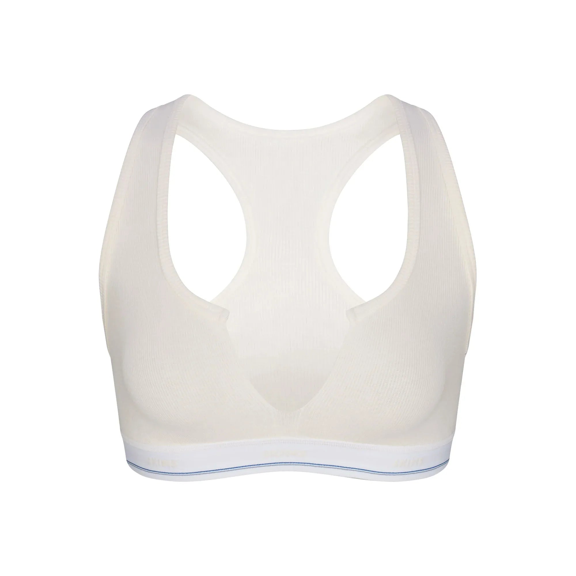 SKIMS COTTON RIB SPLIT NECK BRALETTE | MARBLE STRIPE - SÜTYEN - My Suti