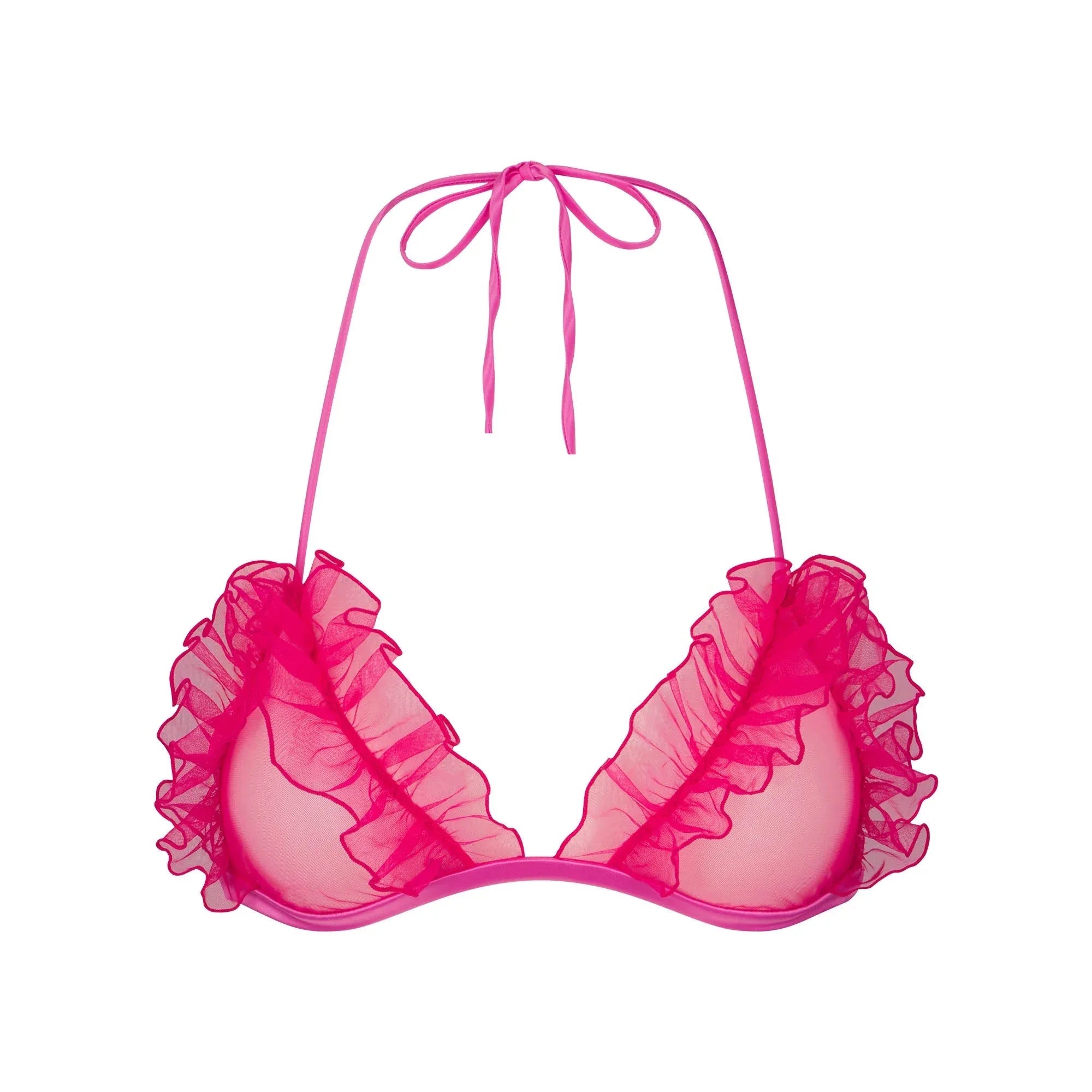 SKIMS EMBROIDERED TULLE TIE BRALETTE AND THONG SET | PUNCH - SÜTYEN - My Suti